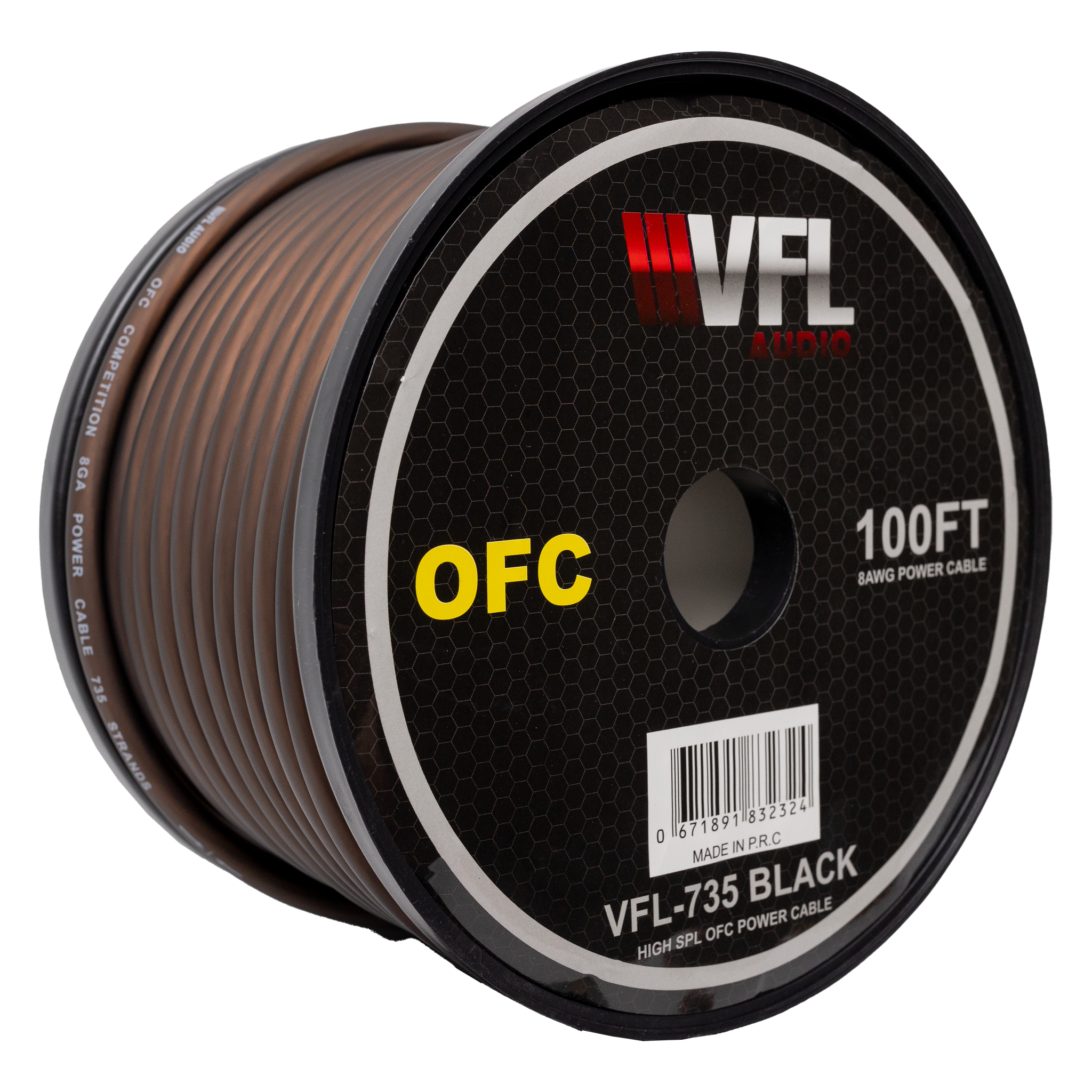 VFL 8 Gauge OFC Wire 100ft Roll