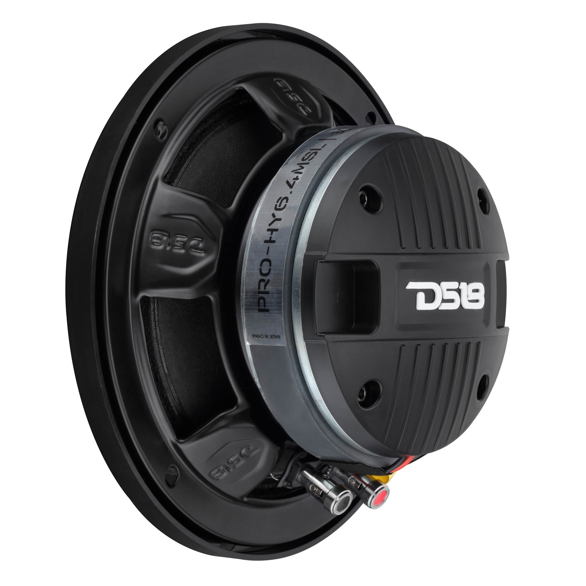 DS18 PRO 6.5" Shallow Coaxial Hybrid Mid-Range Loudspeaker with Built-in Driver | 150W RMS 4-Ohm