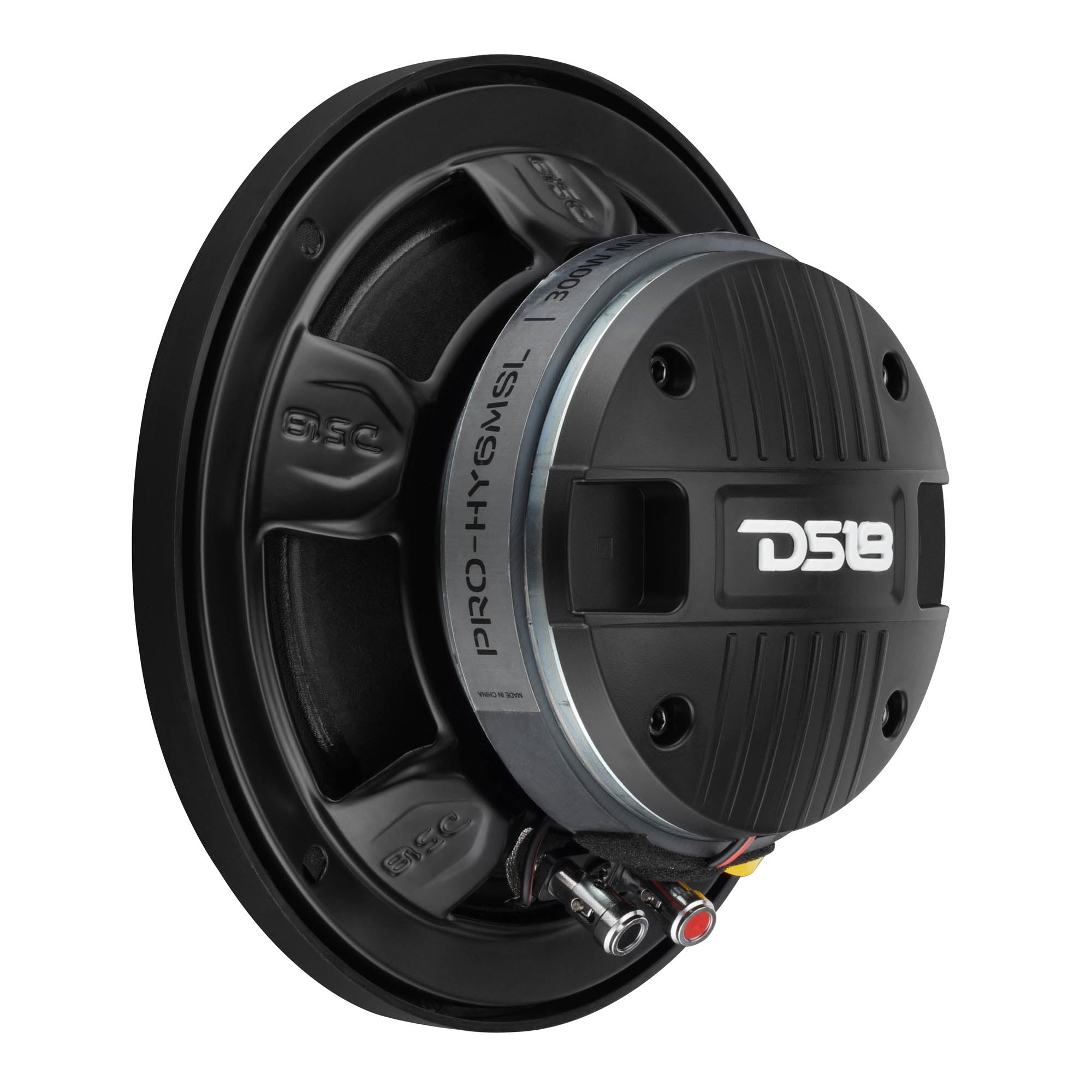 DS18 PRO 6.5" Shallow Coaxial Hybrid Mid-Range Loudspeaker with Built-in Driver | 150W RMS 8-Ohm