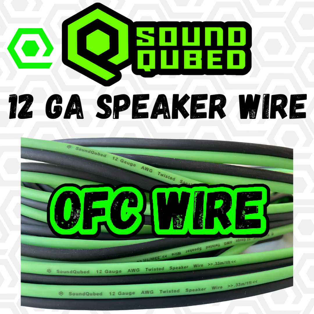 SoundQubed 12 Gauge OFC Speaker Wire 300 Ft. GRN