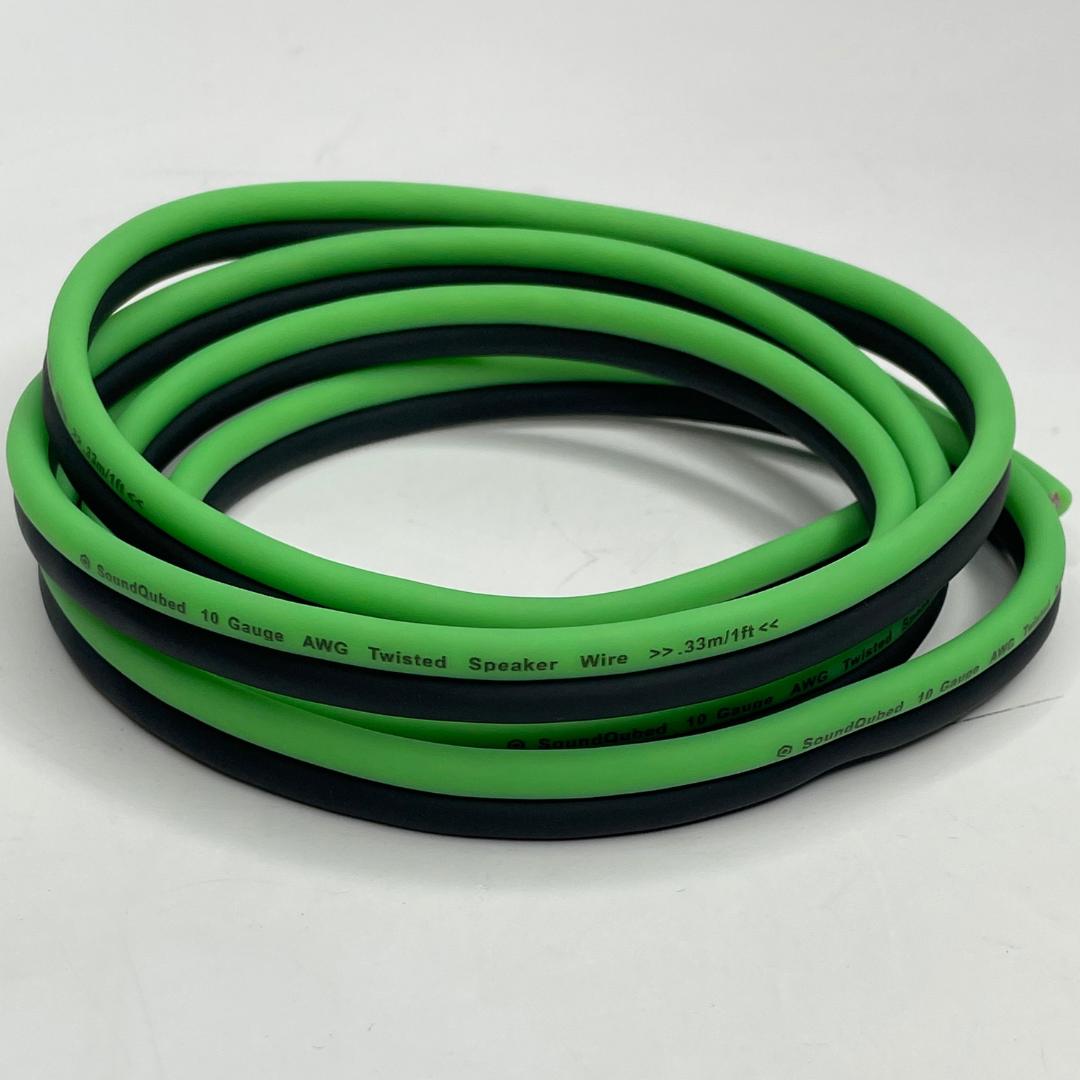 SoundQubed Speaker Wire 10 Gauge 200 Ft. GRN