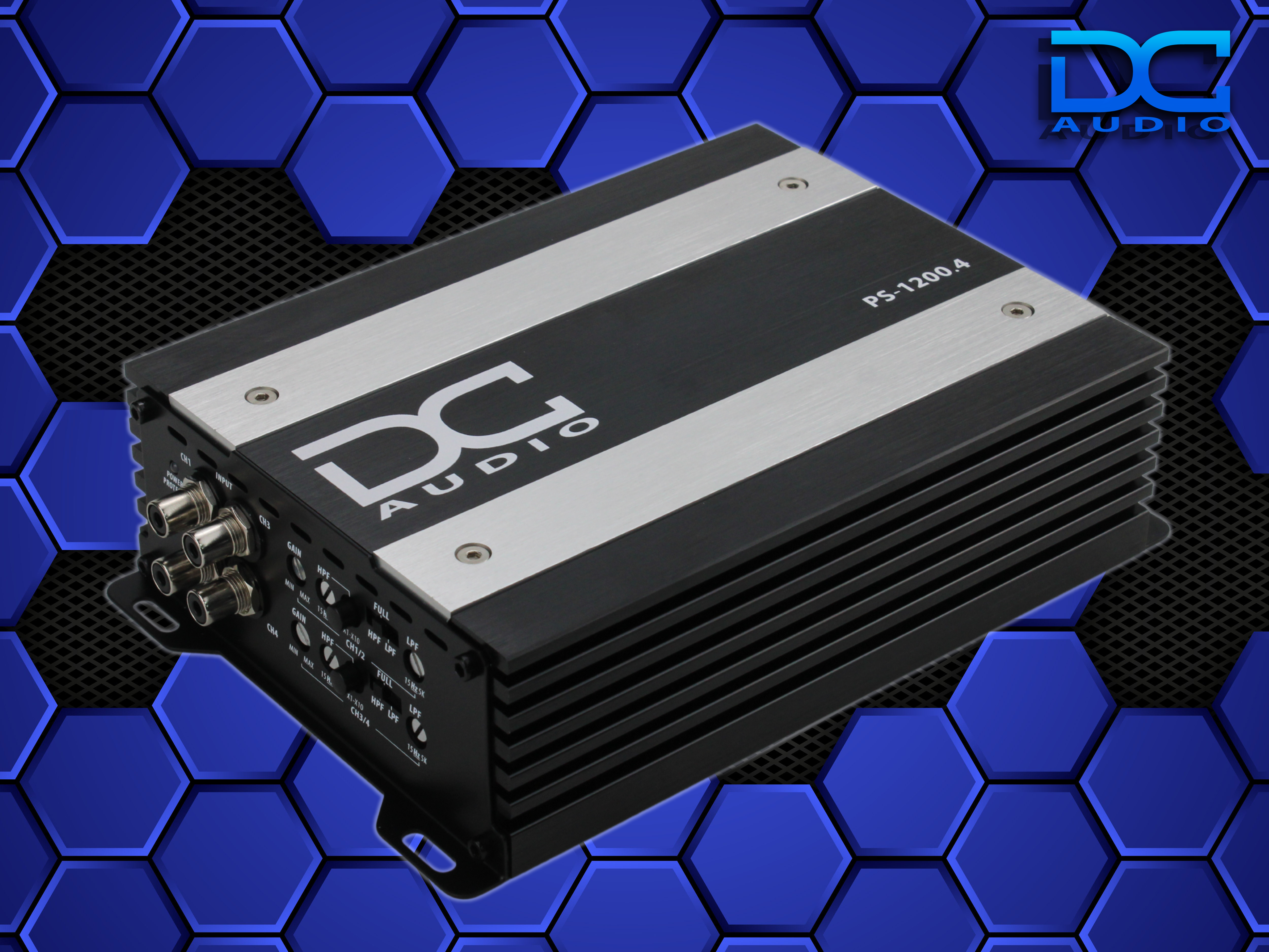 DC Audio PS1200x4 4-Channel Amplifier 1200W RMS