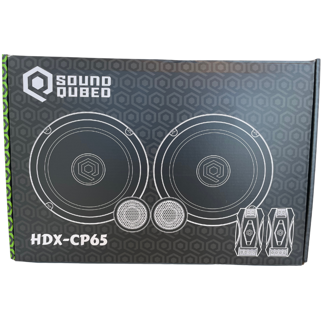 SoundQubed HDX 6.5" Component Speaker Set Car Audio