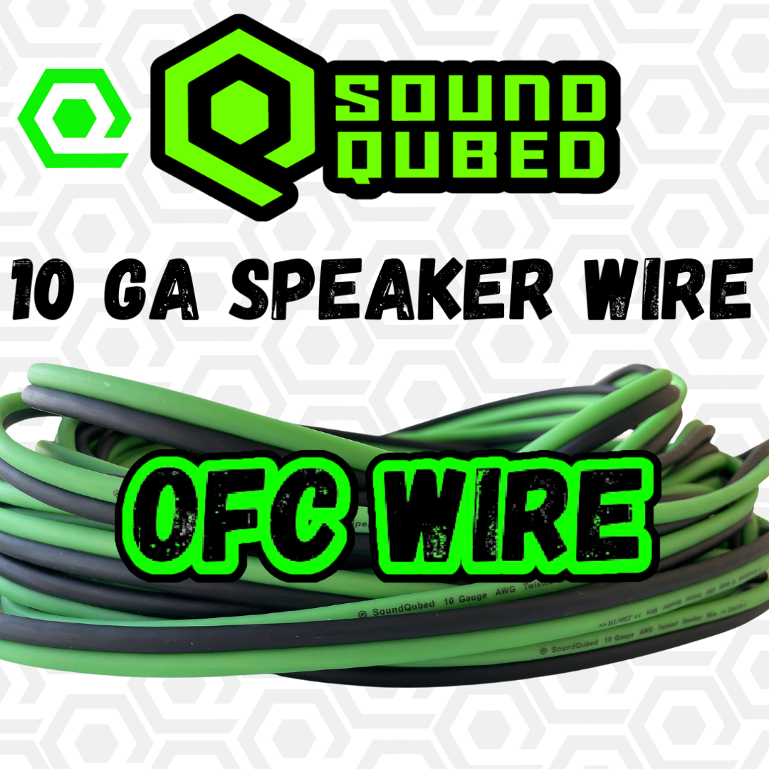 SoundQubed 10 Gauge OFC Speaker Wire 200 Ft. GRN