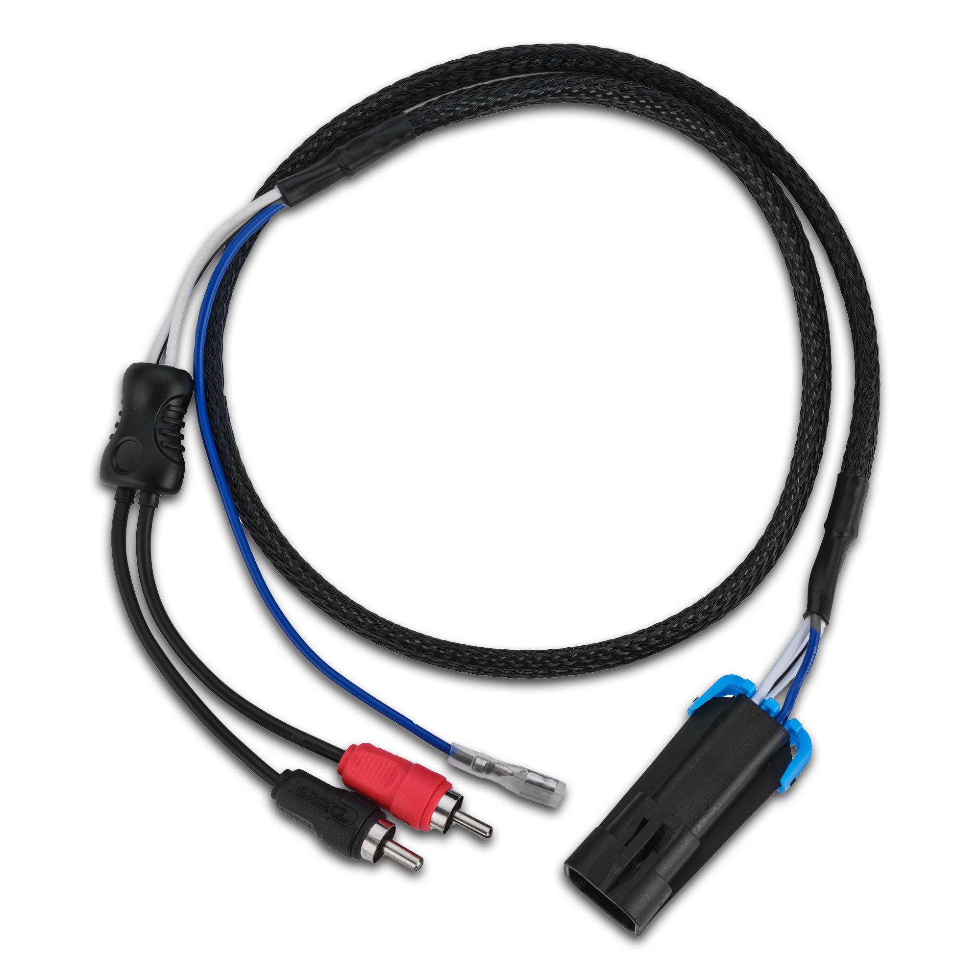 DS18 RZR-PRO.RCSW Polaris RZR PRO Plug & Play Subwoofer RCA Output and Remote Output Harness for Ride Command
