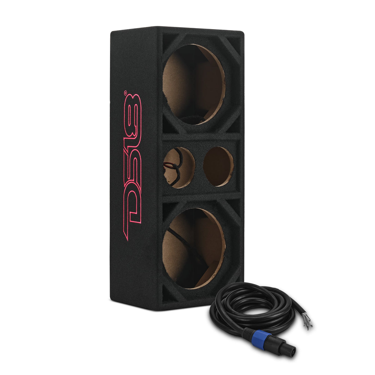 DS18 VOC8PRO Dual 8” + Dual 4” Tweeter Ported Voceteo Empty Enclosure Speakon-Ready