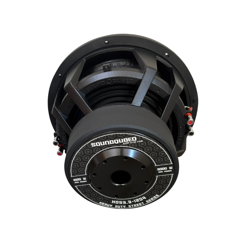 SoundQubed HDS3.3 12" Subwoofer Dual 2/4 Ohm 1500W RMS Car Audio