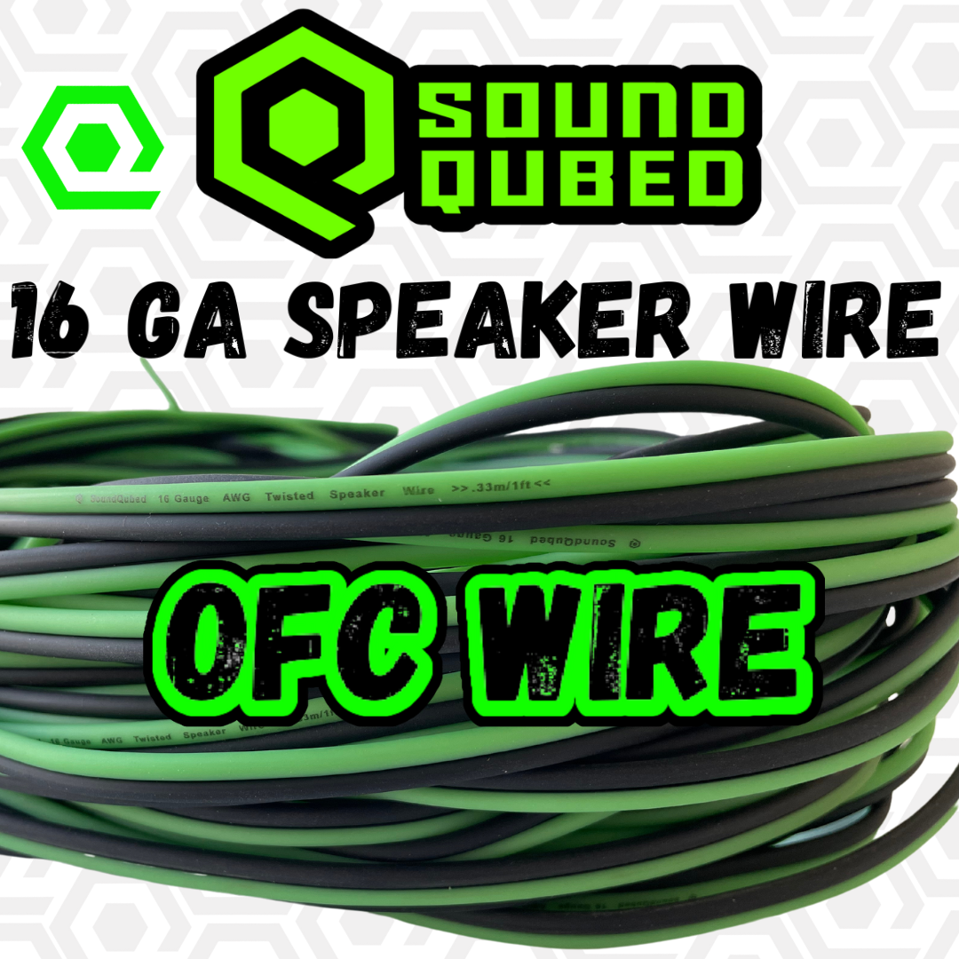 SoundQubed 16 Gauge OFC Speaker Wire 600 Ft. GRN