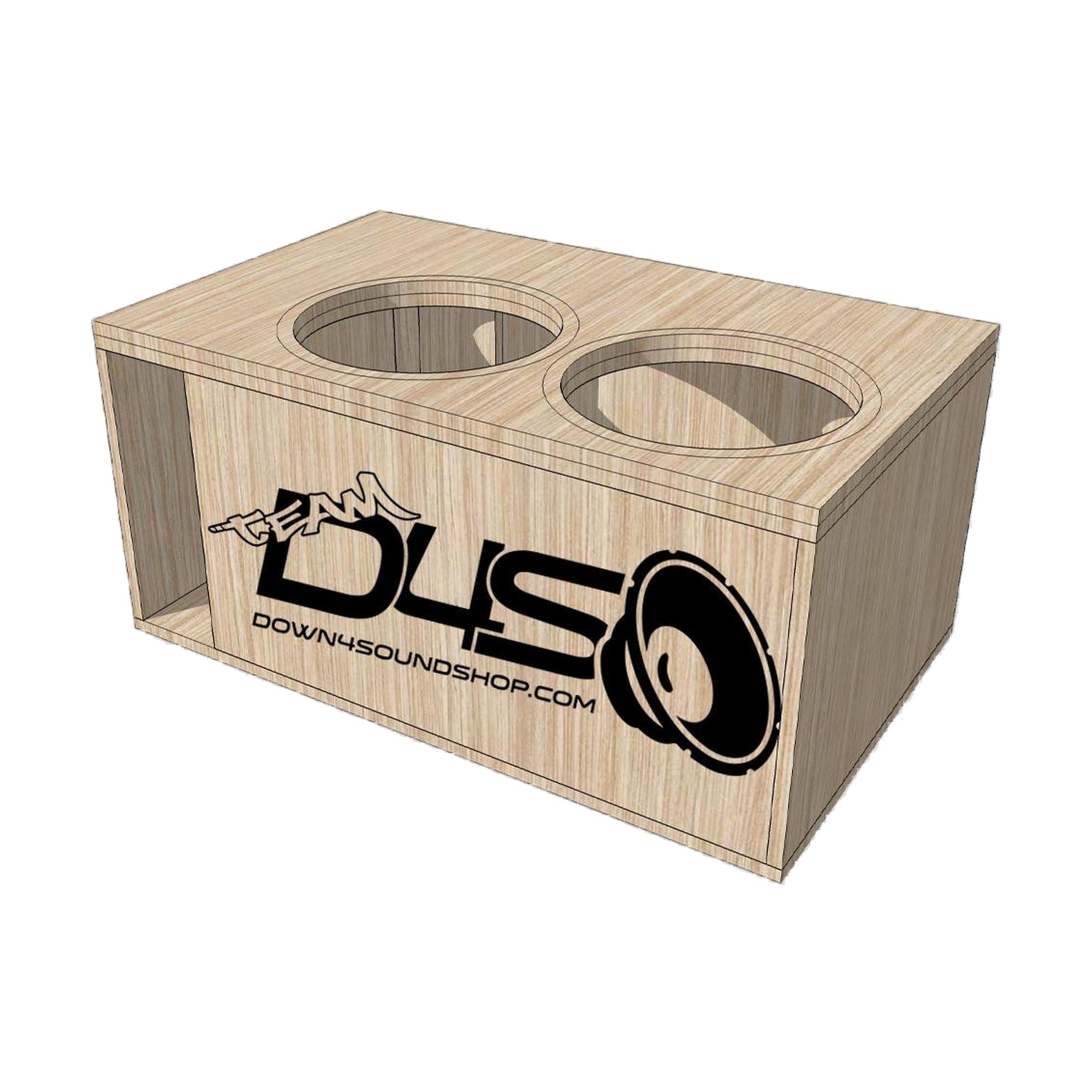 Down4Sound 2 - 15 Inch DIY Subwoofer Box Flatpack Kit Subwoofer Enclosure