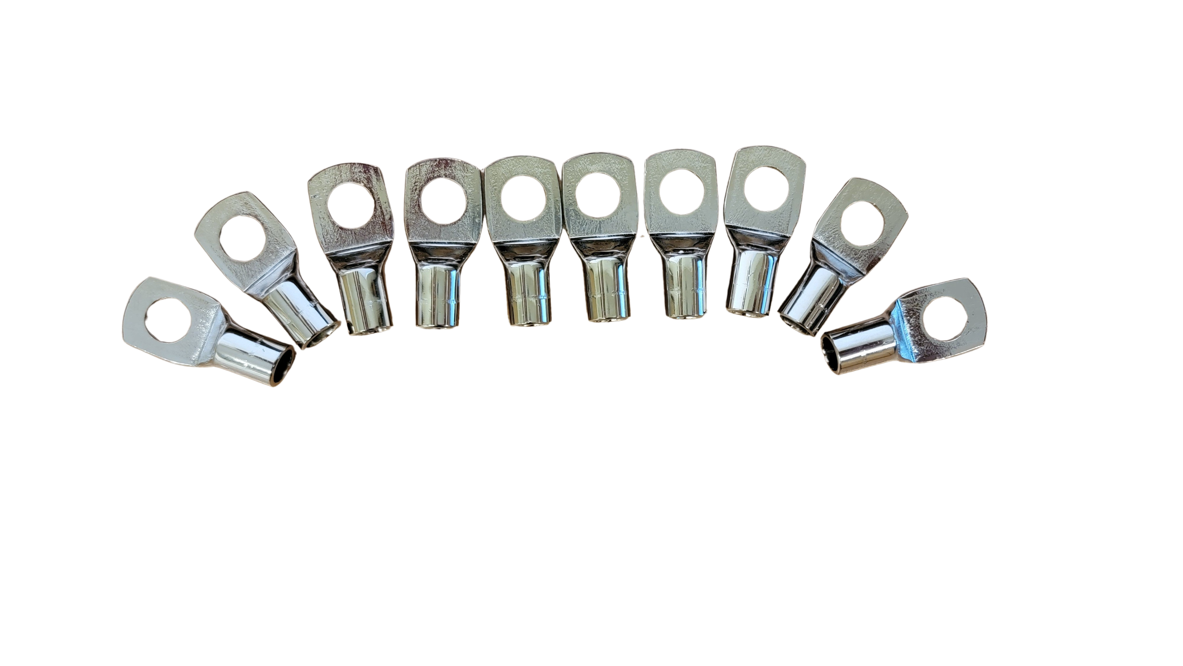 DC Audio 4 AWG 10mm Ring Terminals w/ Heat Shrink (10-Pack)