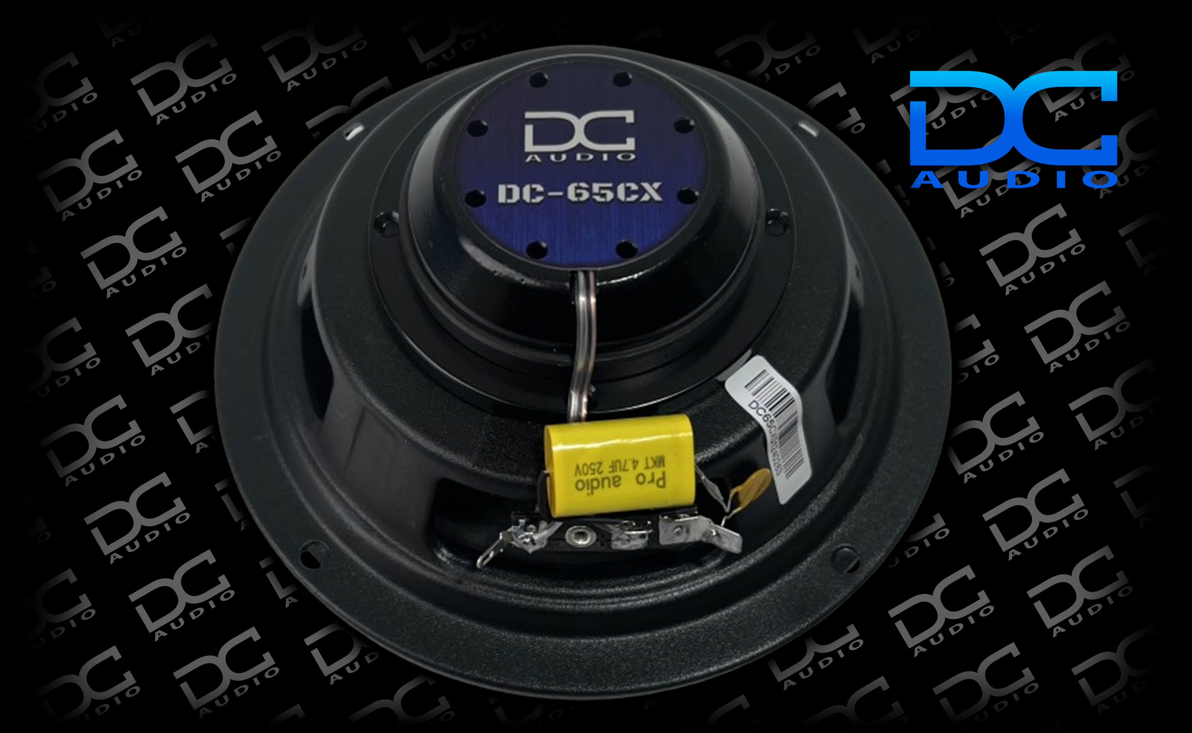 DC Audio DC-65CX 6.5" Coaxial Speakers 100W 4 Ohm (Pair)