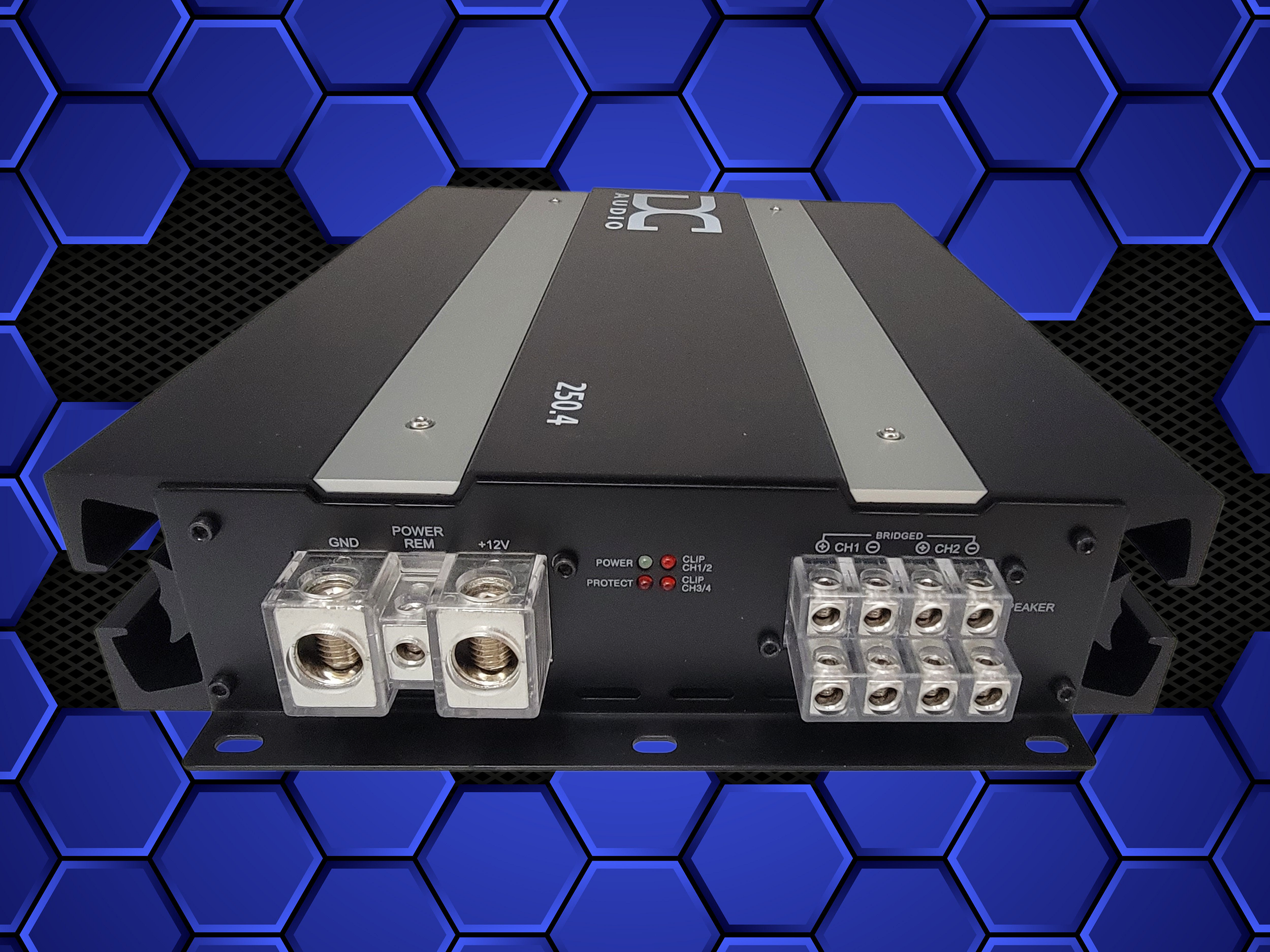 DC Audio 250.4 4-Channel Amplifier 250W x 4 RMS
