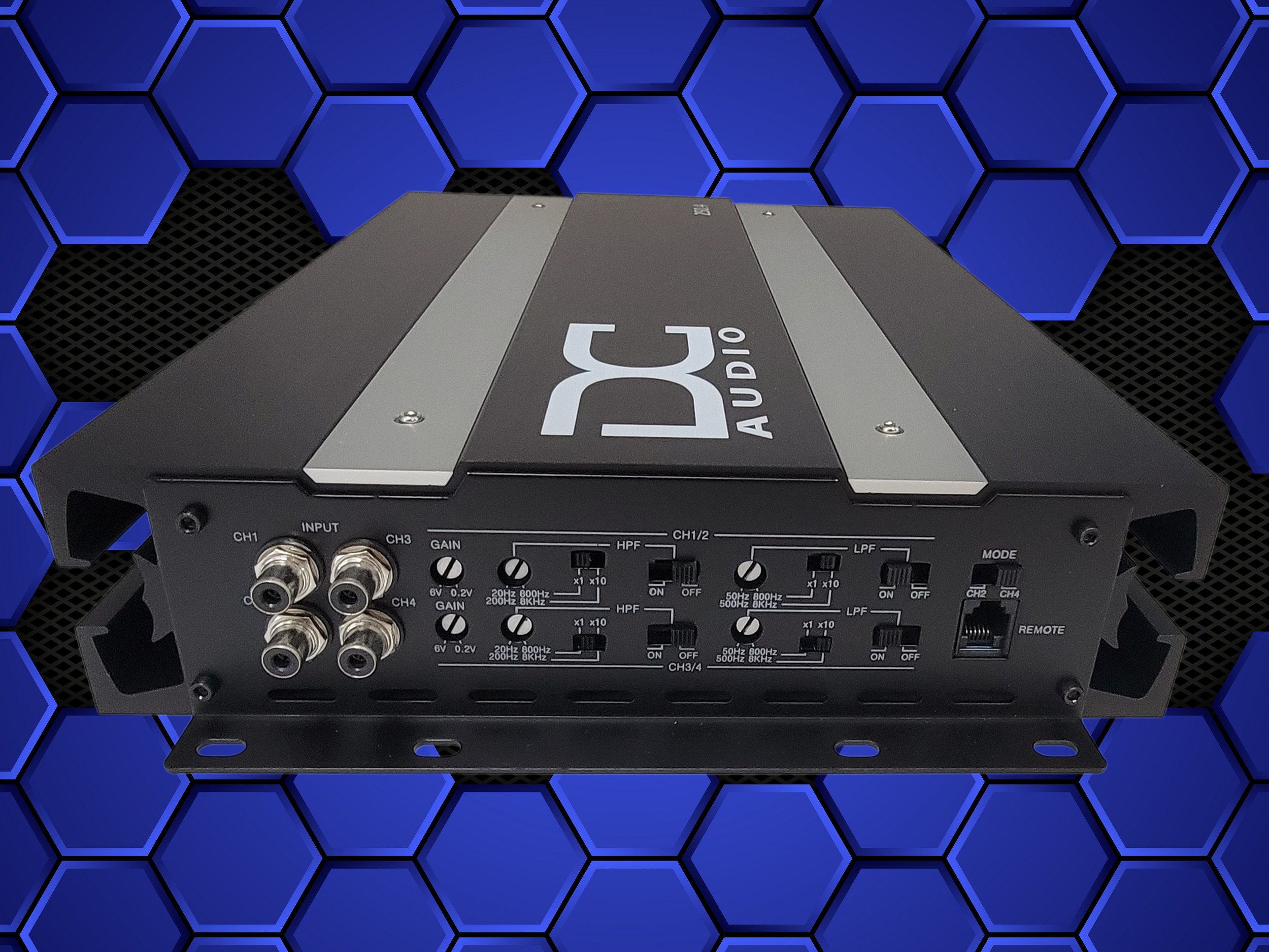 DC Audio 250.4 4-Channel Amplifier 250W x 4 RMS