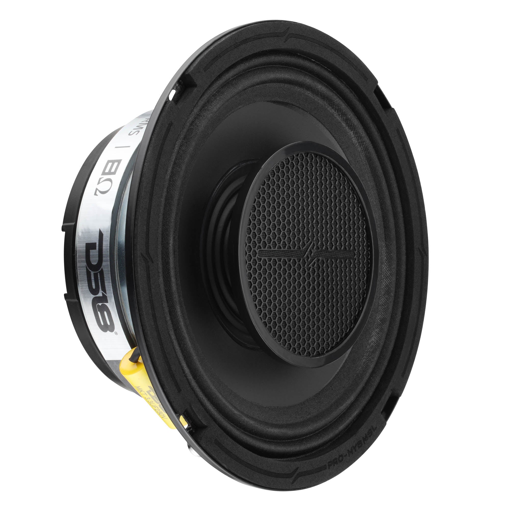 DS18 PRO 6.5" Shallow Coaxial Hybrid Mid-Range Loudspeaker with Built-in Driver | 150W RMS 8-Ohm