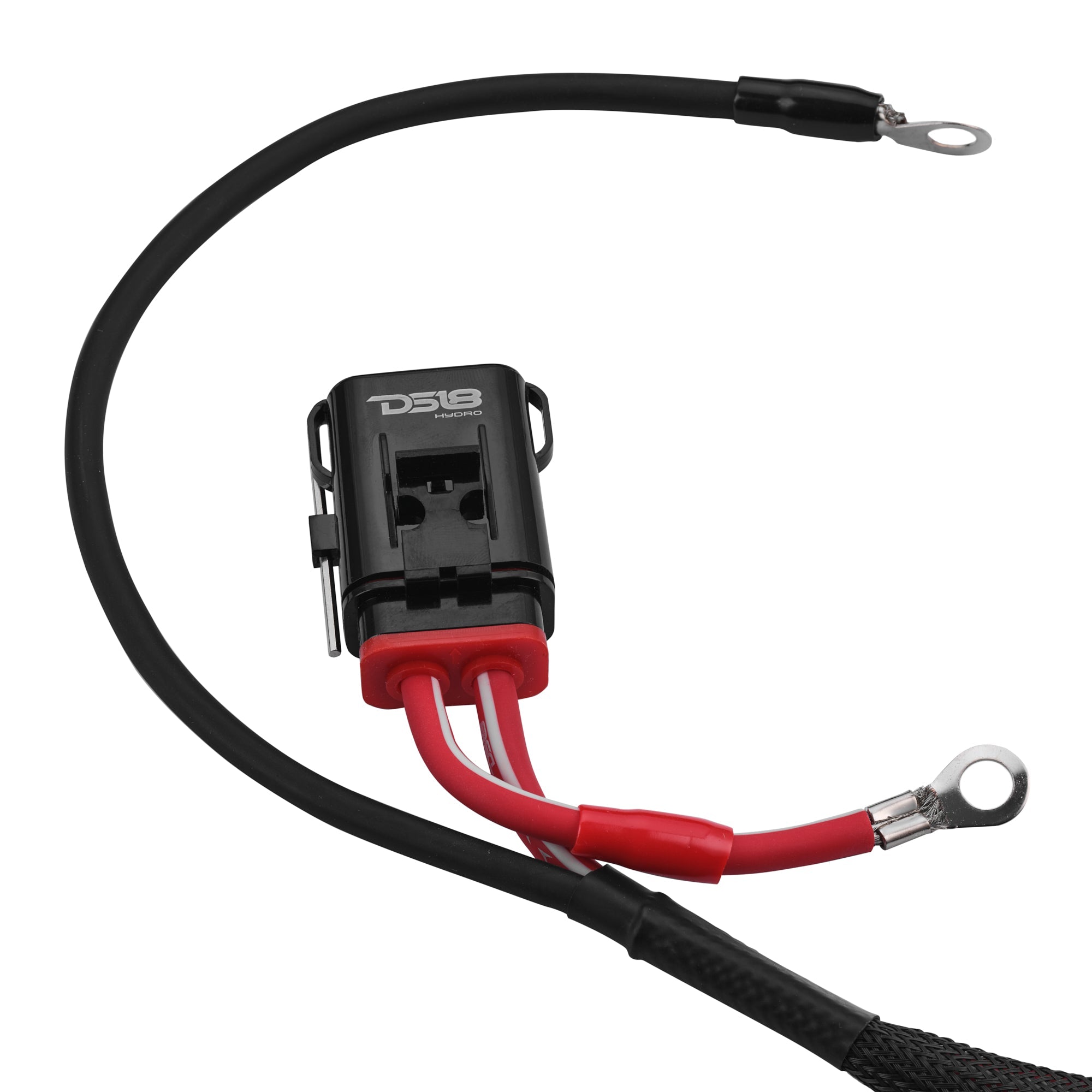 DS18 UTV-KIT8-4DR UTV 8-Gauge Power Harness Kit – 12ft Power & Ground Cables with Water-Resistant Fuse Holder — view 2 of 3