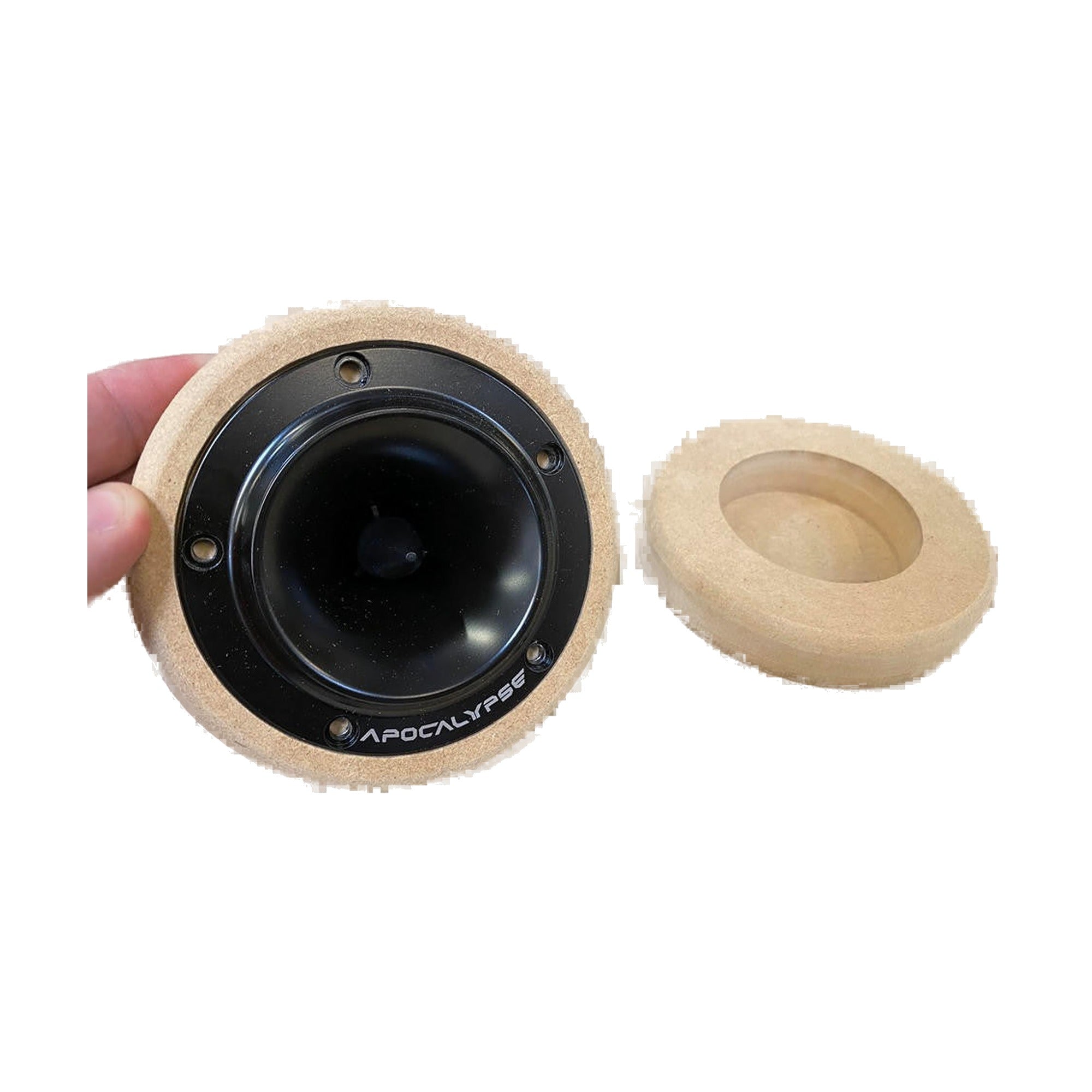 Down4Sound 3" MDF Tweeter Rings For Deaf Bonce T-25 (pair)