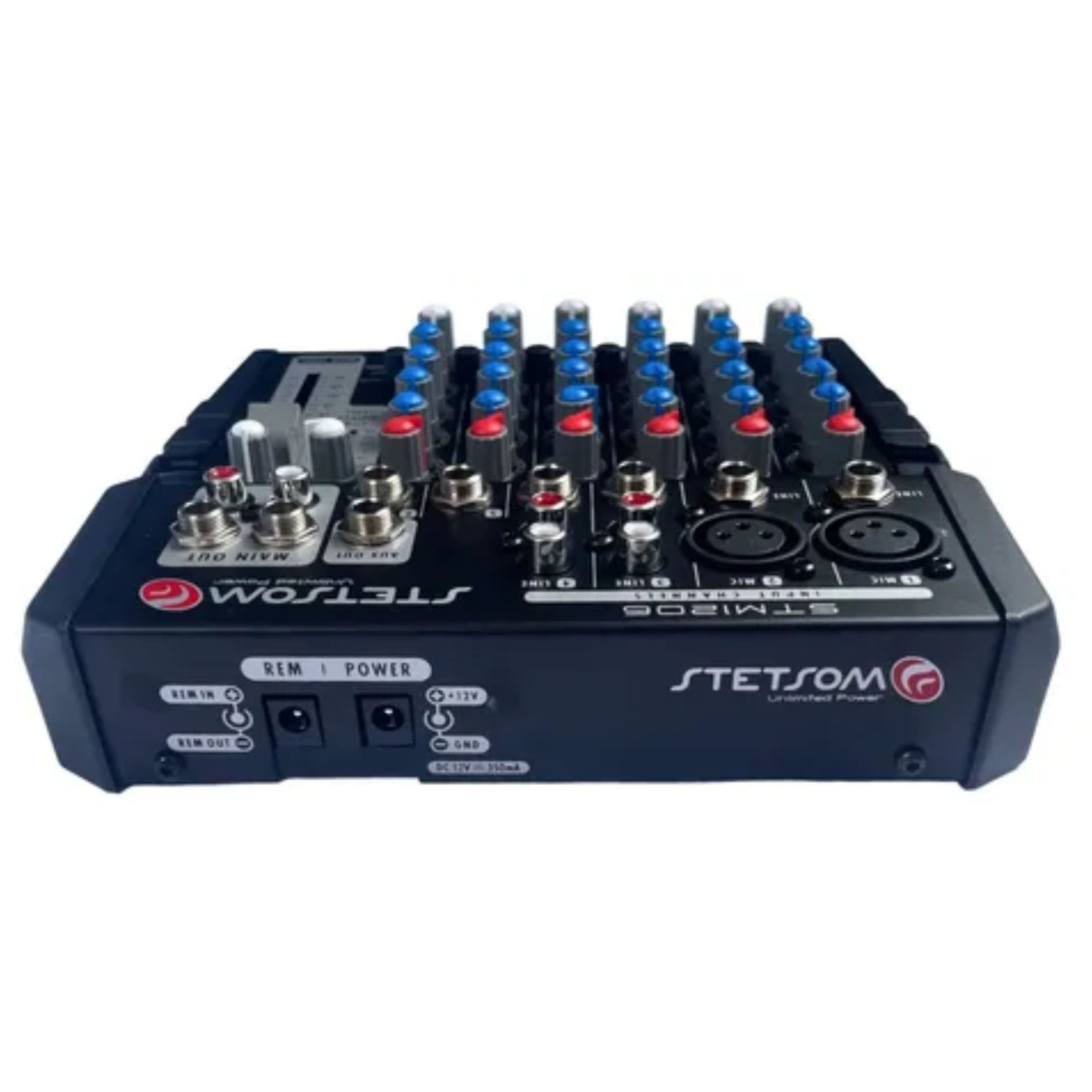 Stetsom STM1206 Mixer Automotive with Frequency from 1HZ ~ 75KHz with 6 Input Channels 4 Equalization Bands Per Channel