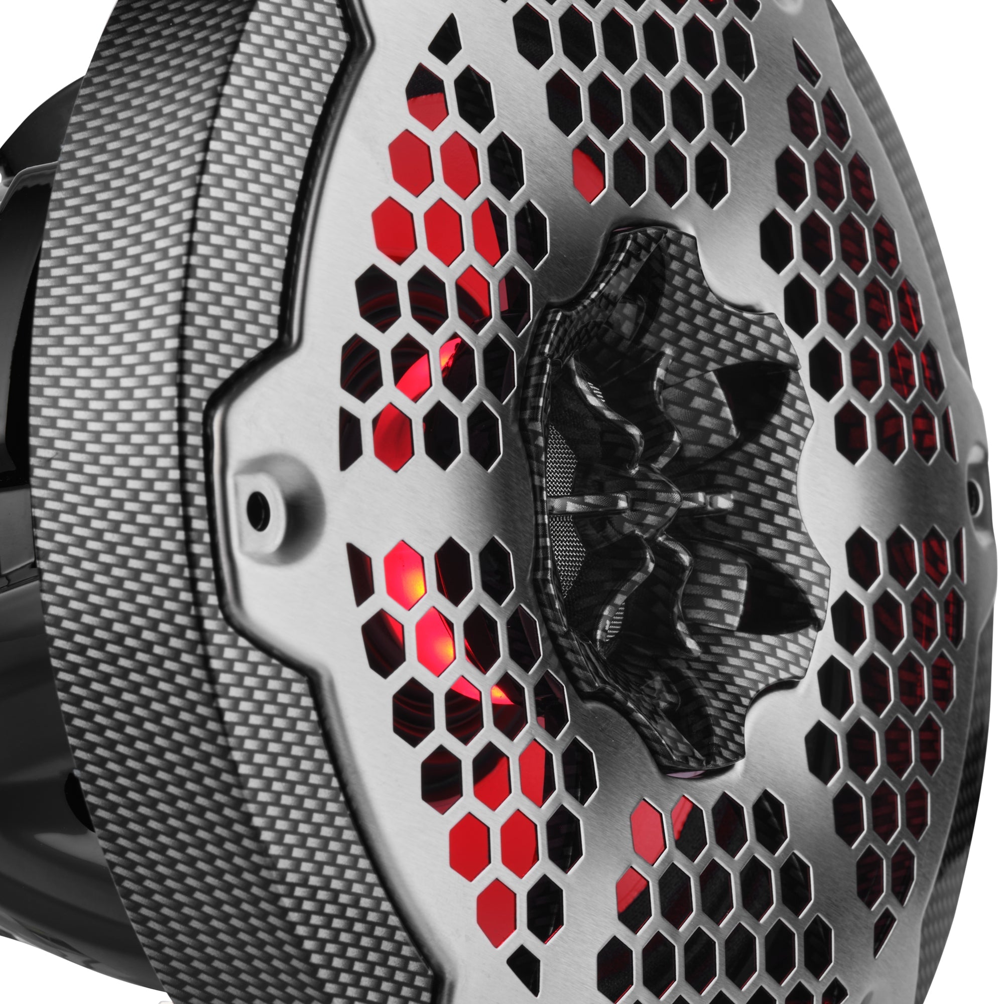 DS18 6.5” Marine 2-Way Hybrid Speaker with RGB LED, Compression Driver and Neodymium Magnet | 250W RMS 4-Ohm