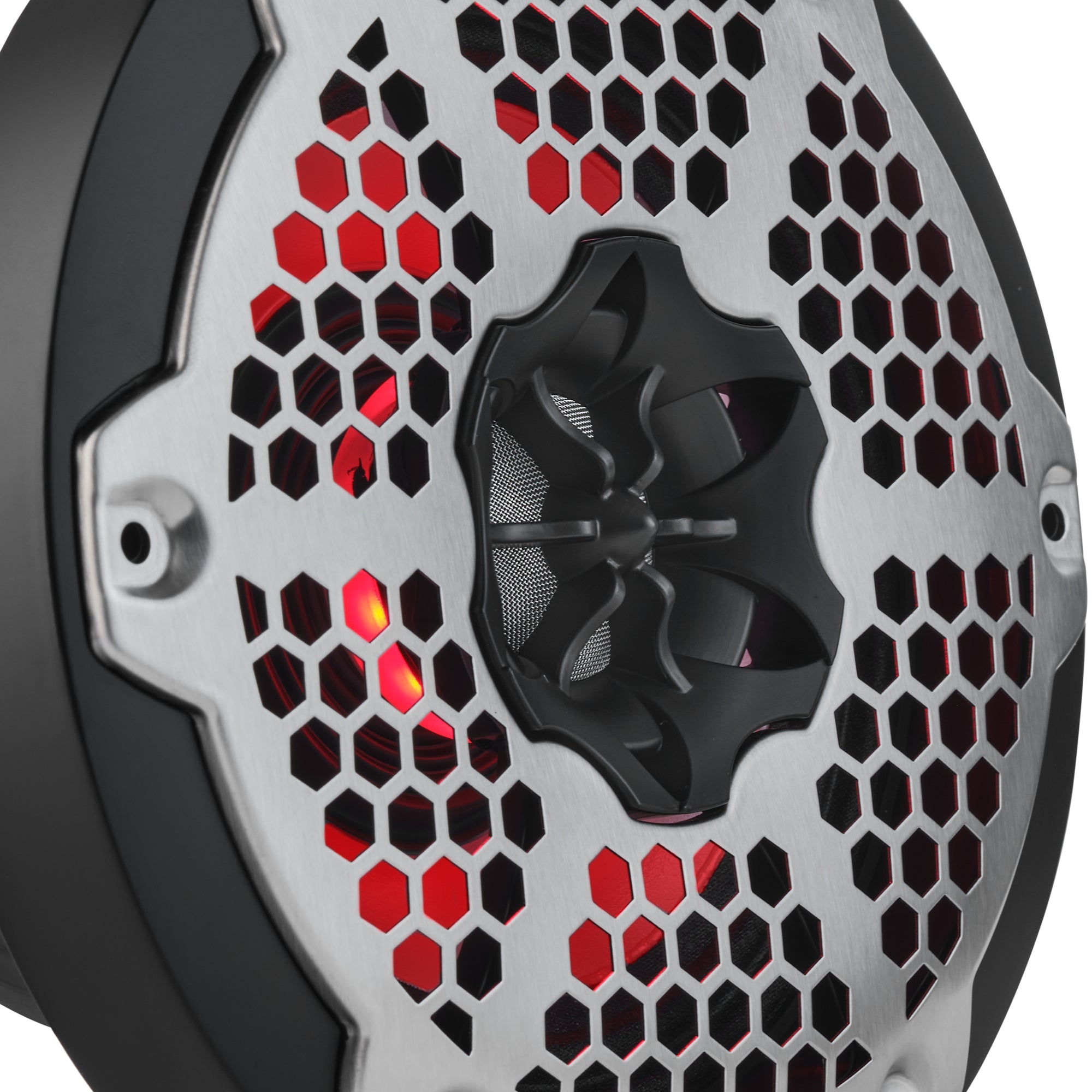 DS18 6.5” Marine 2-Way Hybrid Speaker with RGB LED, Compression Driver and Neodymium Magnet | 250W RMS 4-Ohm