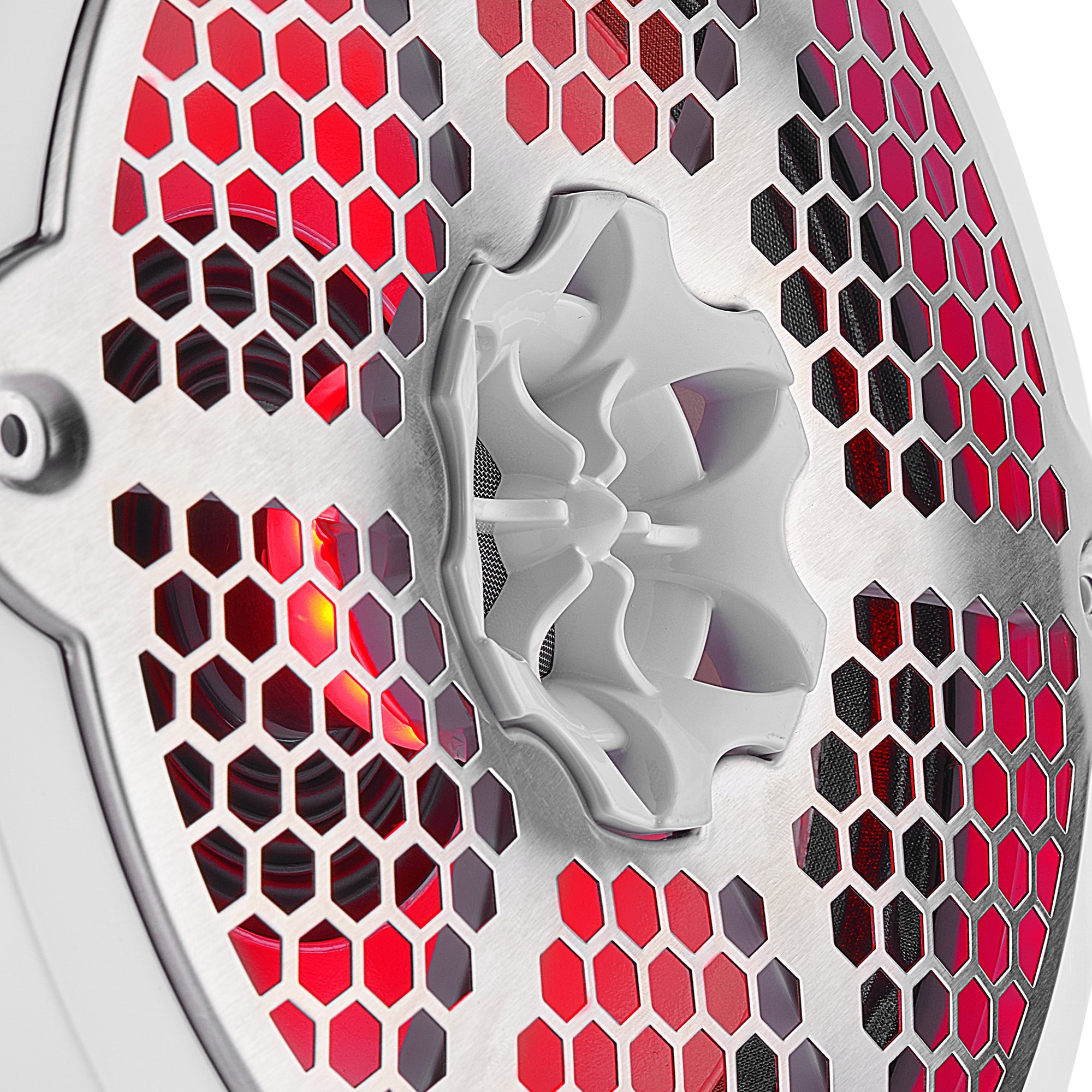 DS18 8” Marine 2-Way Hybrid Speaker with RGB LED, Compression Driver and Neodymium Magnet | 350W RMS 4-Ohm
