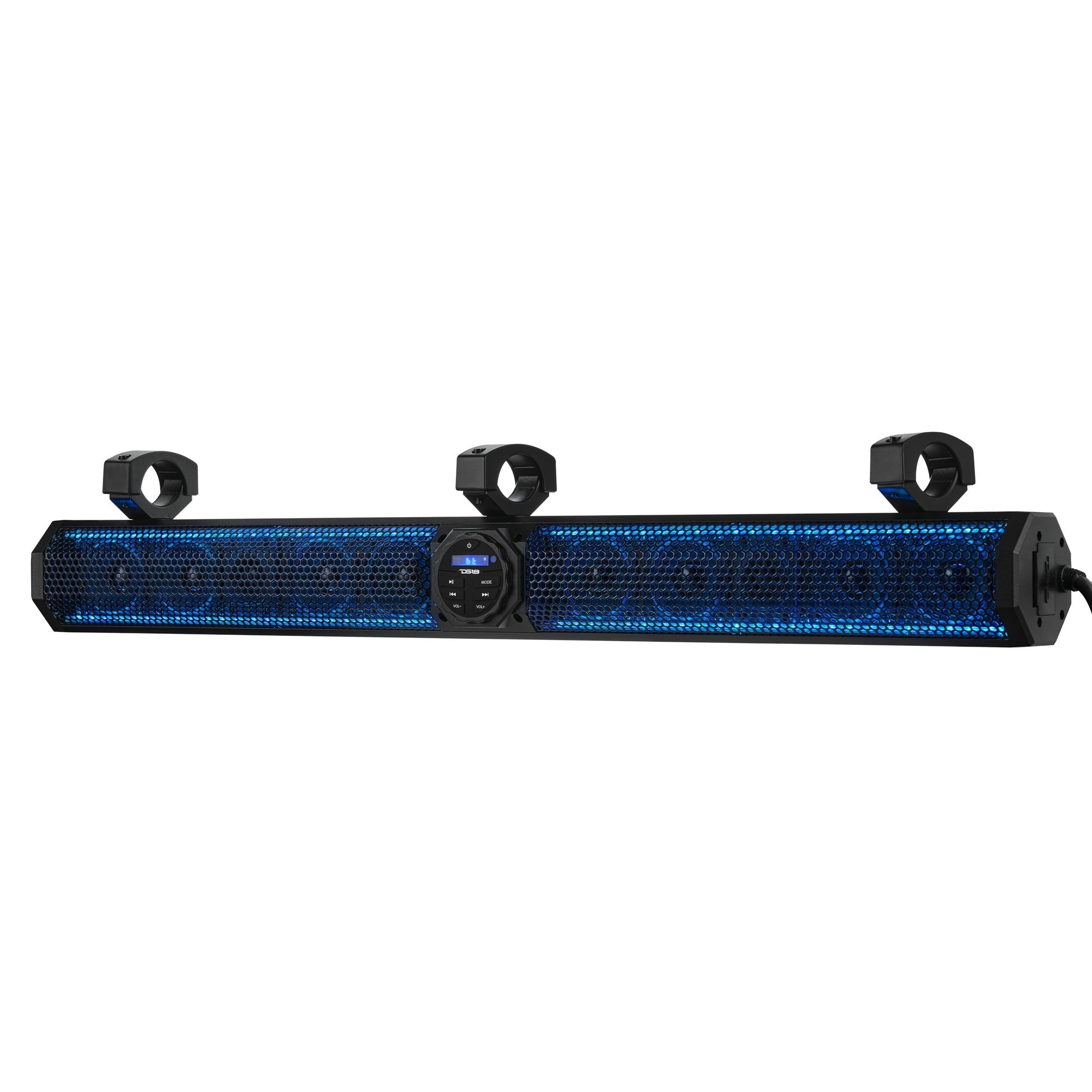 DS18 37" Marine Amplified Soundbar with Bluetooth USB & RGB Lighting 10 Speakers 1200 Watts