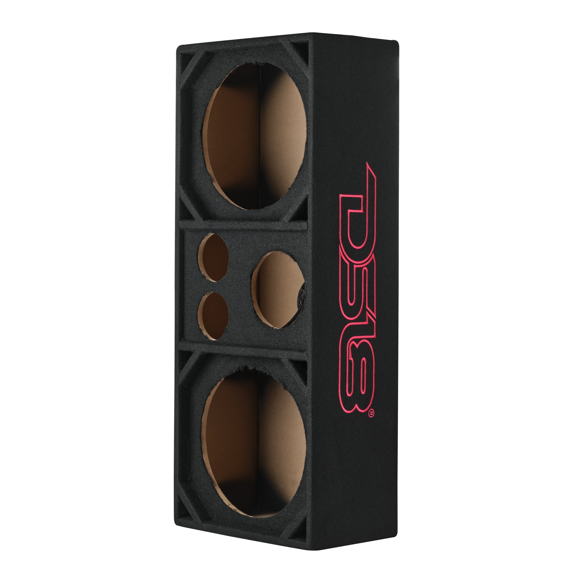 DS18 VOC12PRO Dual 12” + Dual 4” Tweeter + 2” Driver Ported Voceteo Empty Enclosure Speakon-Ready — view 3 of 5