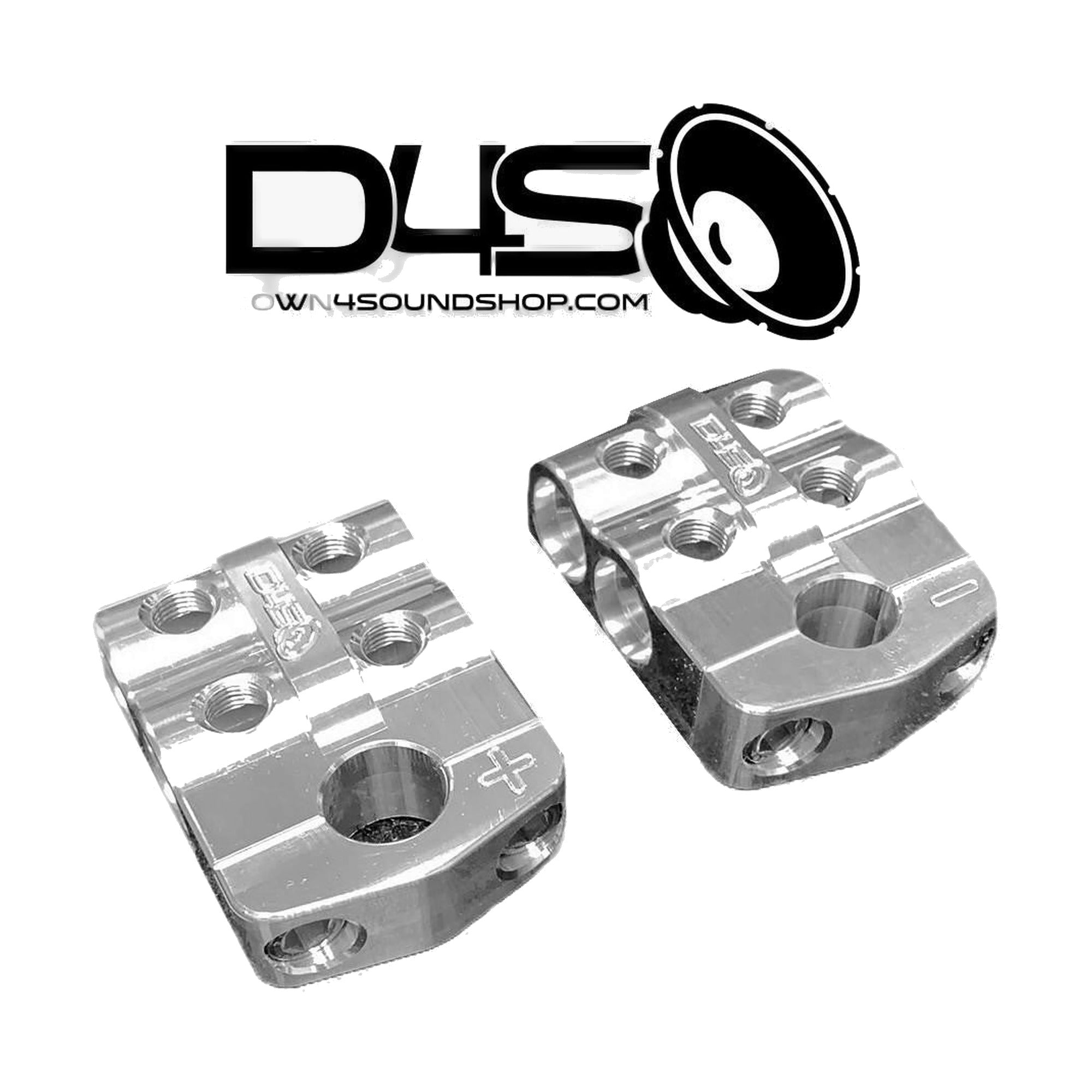 Down4Sound 4 Spot - D4S SAE Battery Distro Block - 1/0 AWG Input Pair