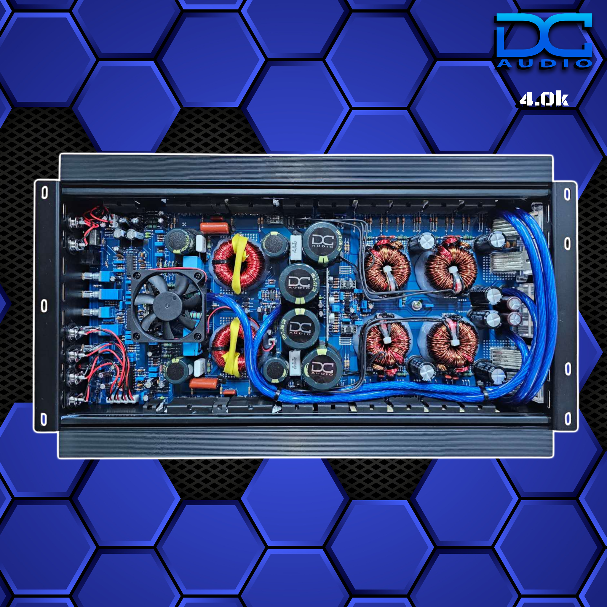 DC Audio 4.0K Monoblock Amplifier 4000W RMS 1 Ohm