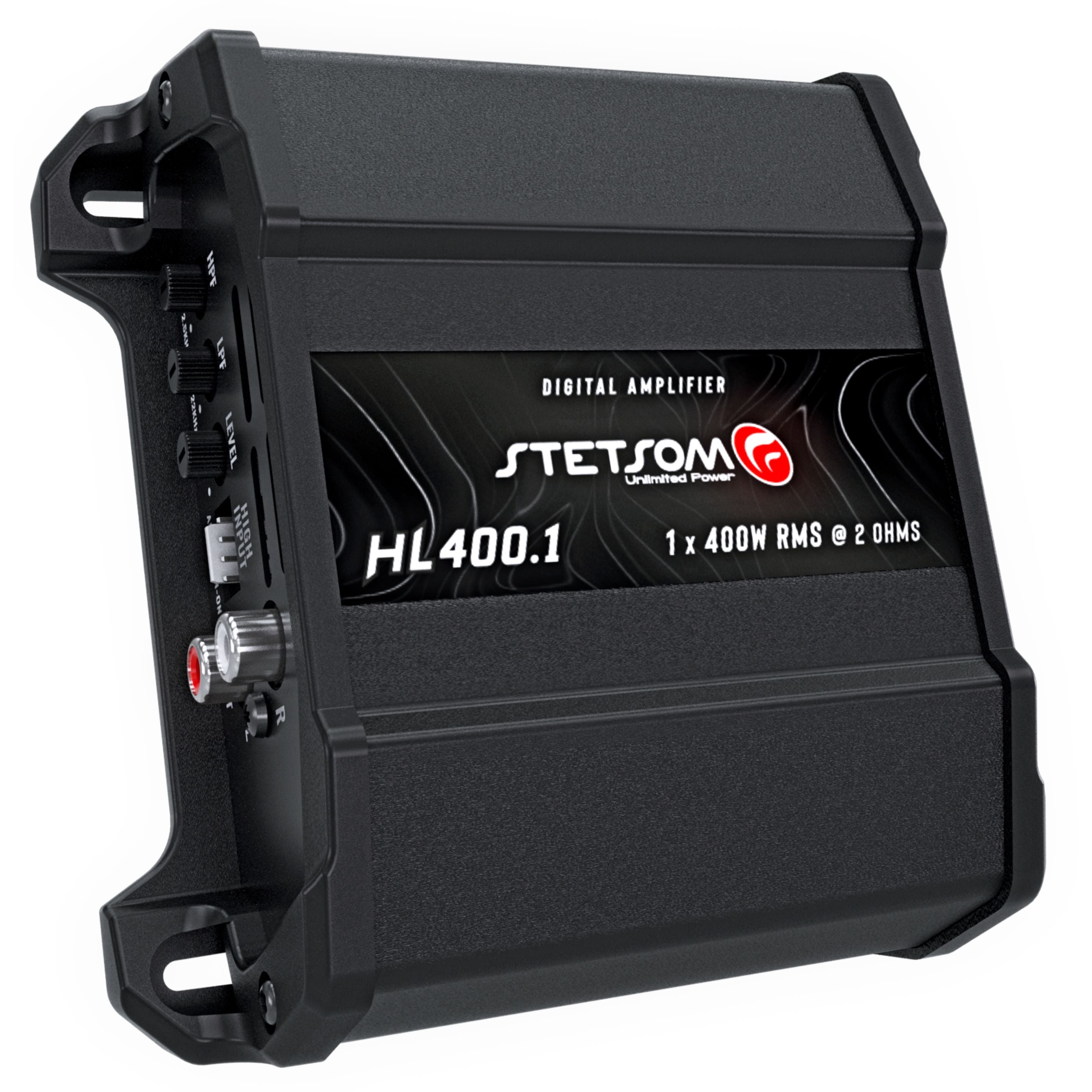 Stetsom HL 400.1 Class D Full Range Amplifier 1 Channel 400 Watts, RCA Input and High Wire Input, Variable Crossover - 2