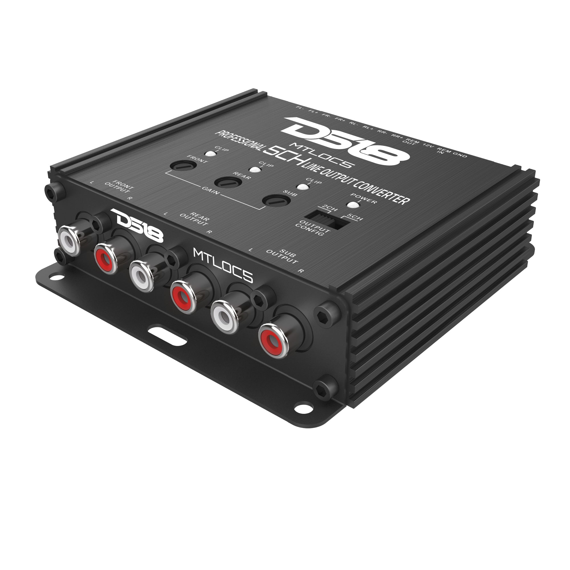 DS18 5-Channel High-to-Low Level Line Output Converter with Remote Turn-On