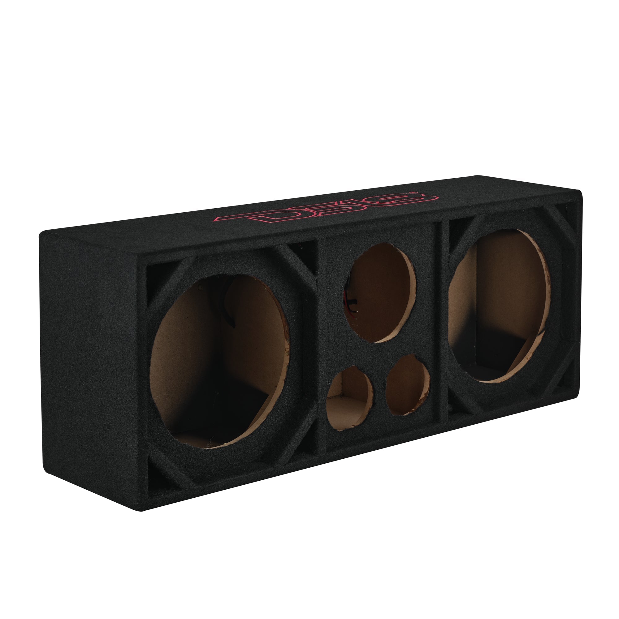 DS18 VOC10PRO Dual 10” + Dual 4” Tweeter + 2” Driver Ported Empty Voceteo Enclosure Speakon-Ready — view 4 of 5
