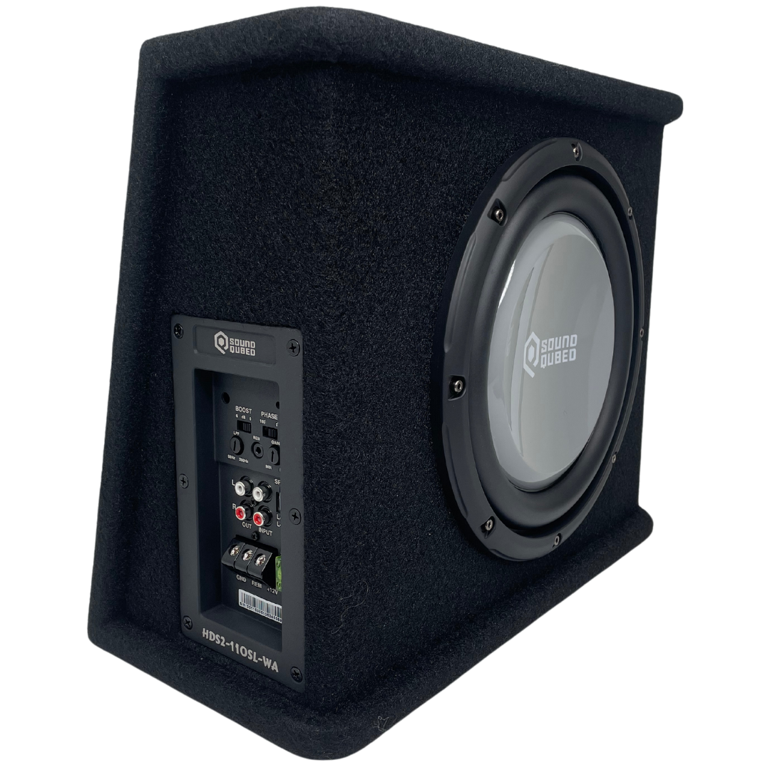 SoundQubed 10" Loaded Ported Subwoofer Enclosure