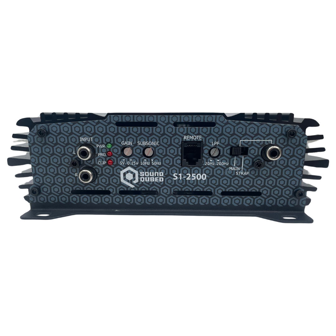 SoundQubed S1-2500 2500W Monoblock Car Amplifier