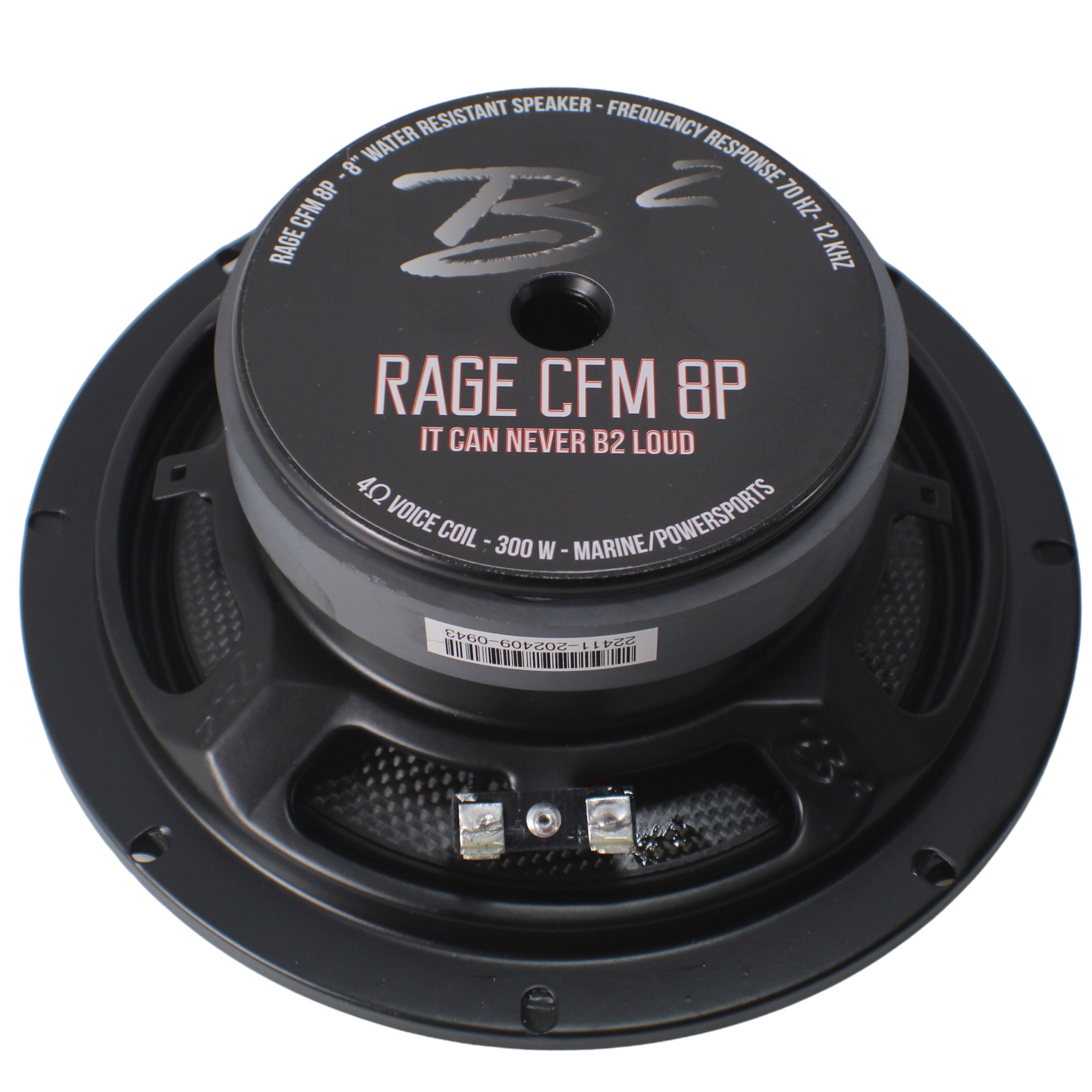 B2 Audio RAGE8 CFM 8" Speaker 300W RMS 4 Ohm (Pair) — image 4