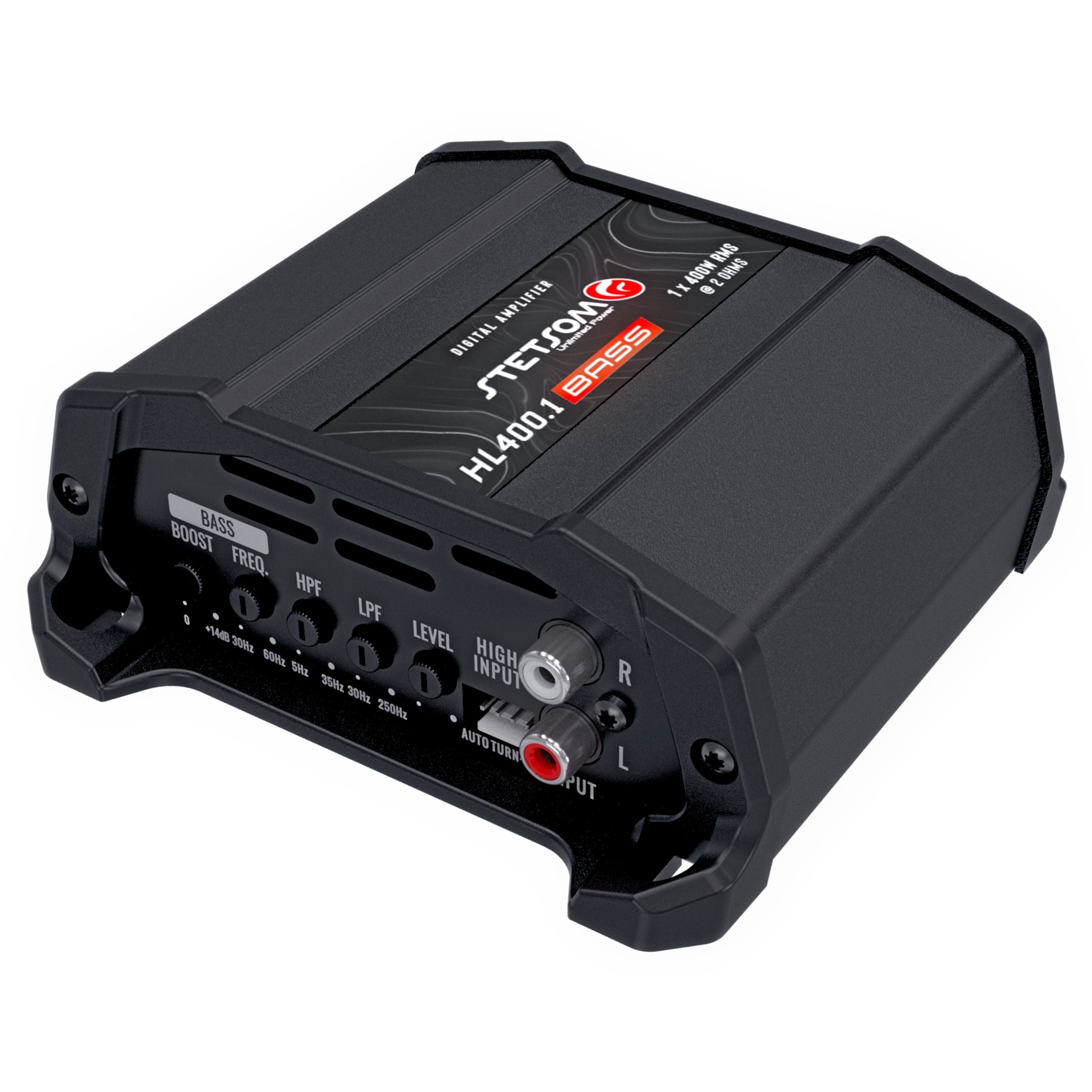 Stetsom HL 400.1 BASS Digital, 400 W RMS, 2 Ohms Stable, Subwoofer Sound Quality, Bass Crossover