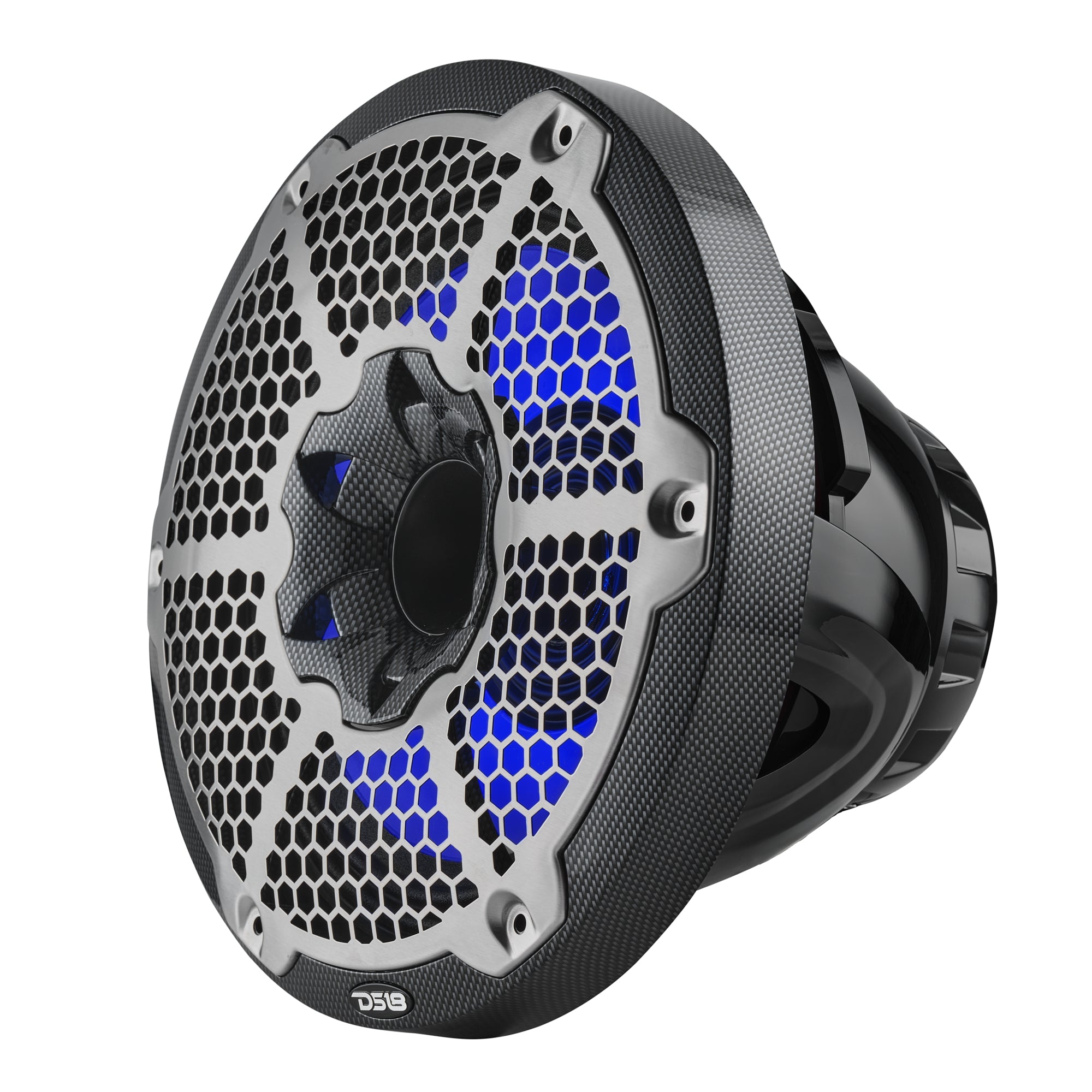 DS18 10” Marine 2-Way Hybrid Speaker with RGB LED, Compression Driver and Neodymium Magnet | 450W RMS 4-Ohm