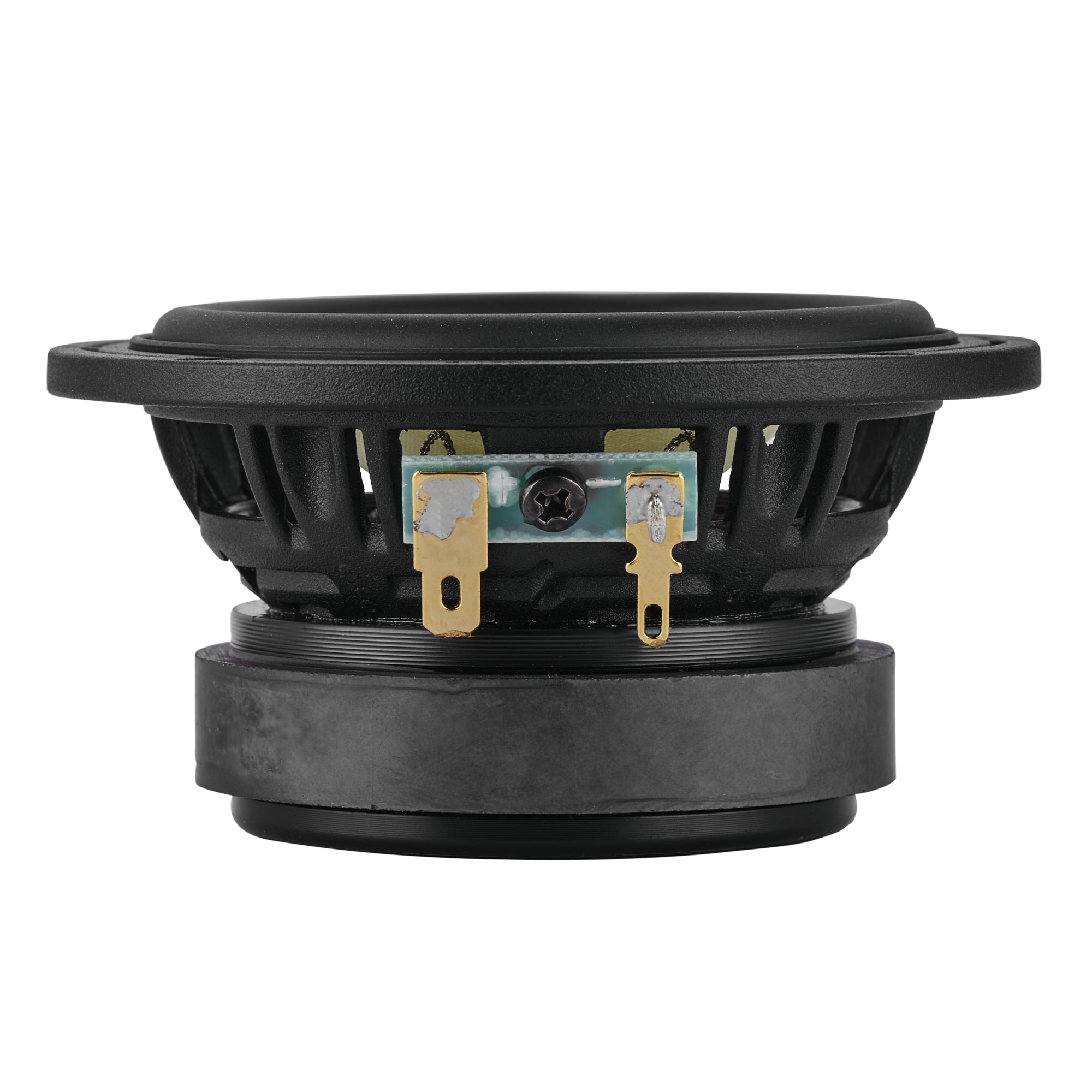 DS18 DXQ 3.5” Midrange Speaker with Yellow Straw + Composite Foam Cone | 60W RMS 4-Ohm
