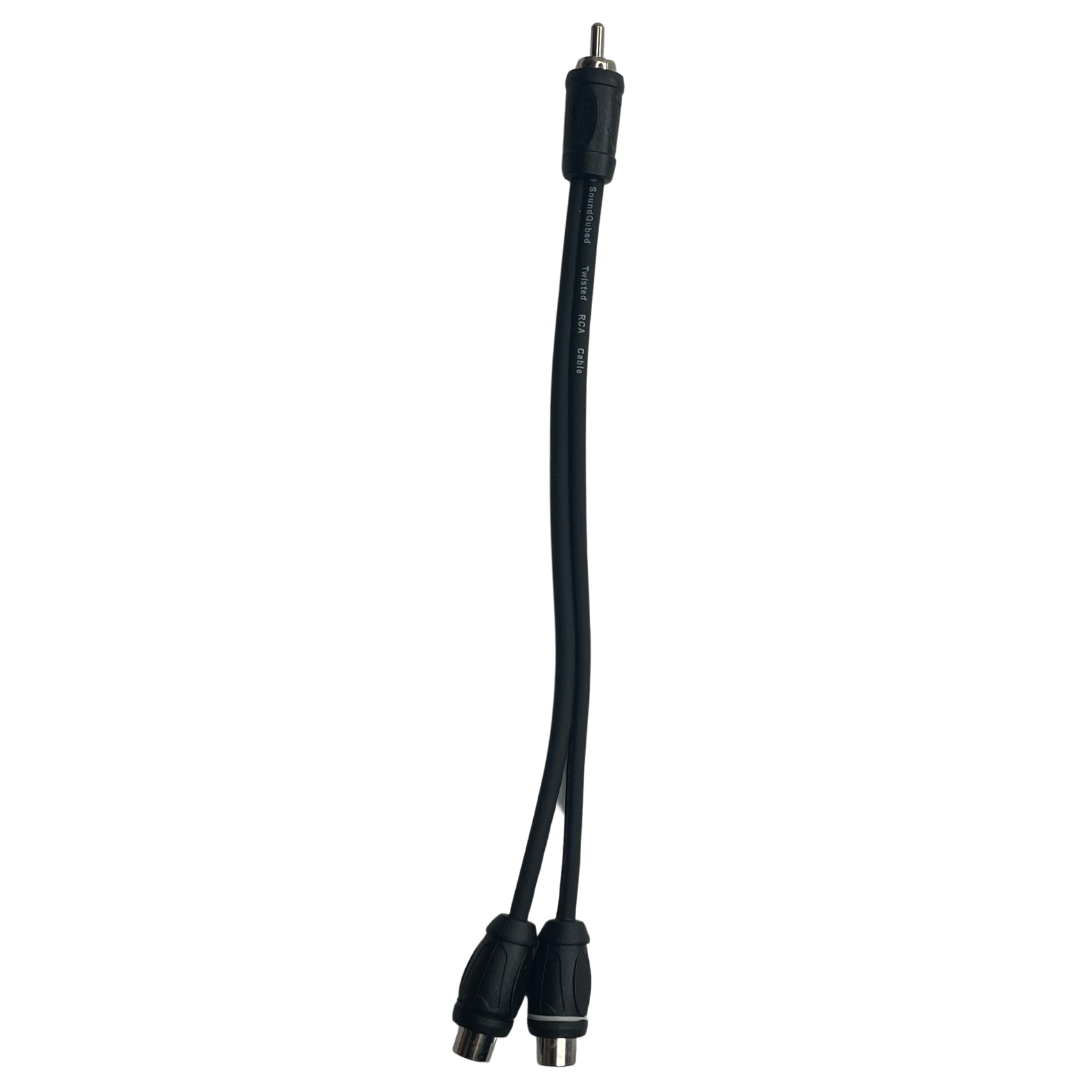 SoundQubed RCA Twisted Y Splitters