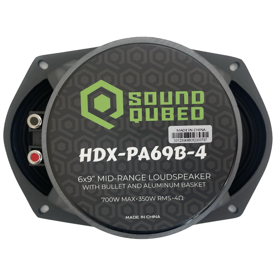 SoundQubed HDX 6x9" Pro Audio Speaker Car Audio