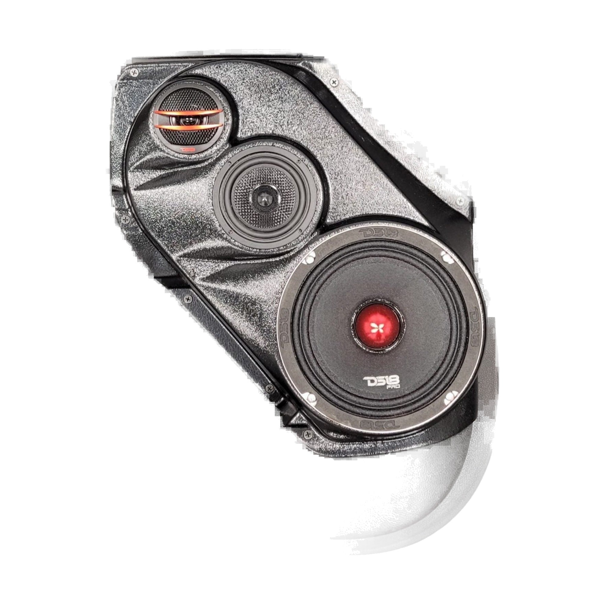 Custom Speaker Pods 10-GM-EN-SV-AL-FD-6G 6.5" and 3.5" and Tweeter Pods - 10-17 Equinox