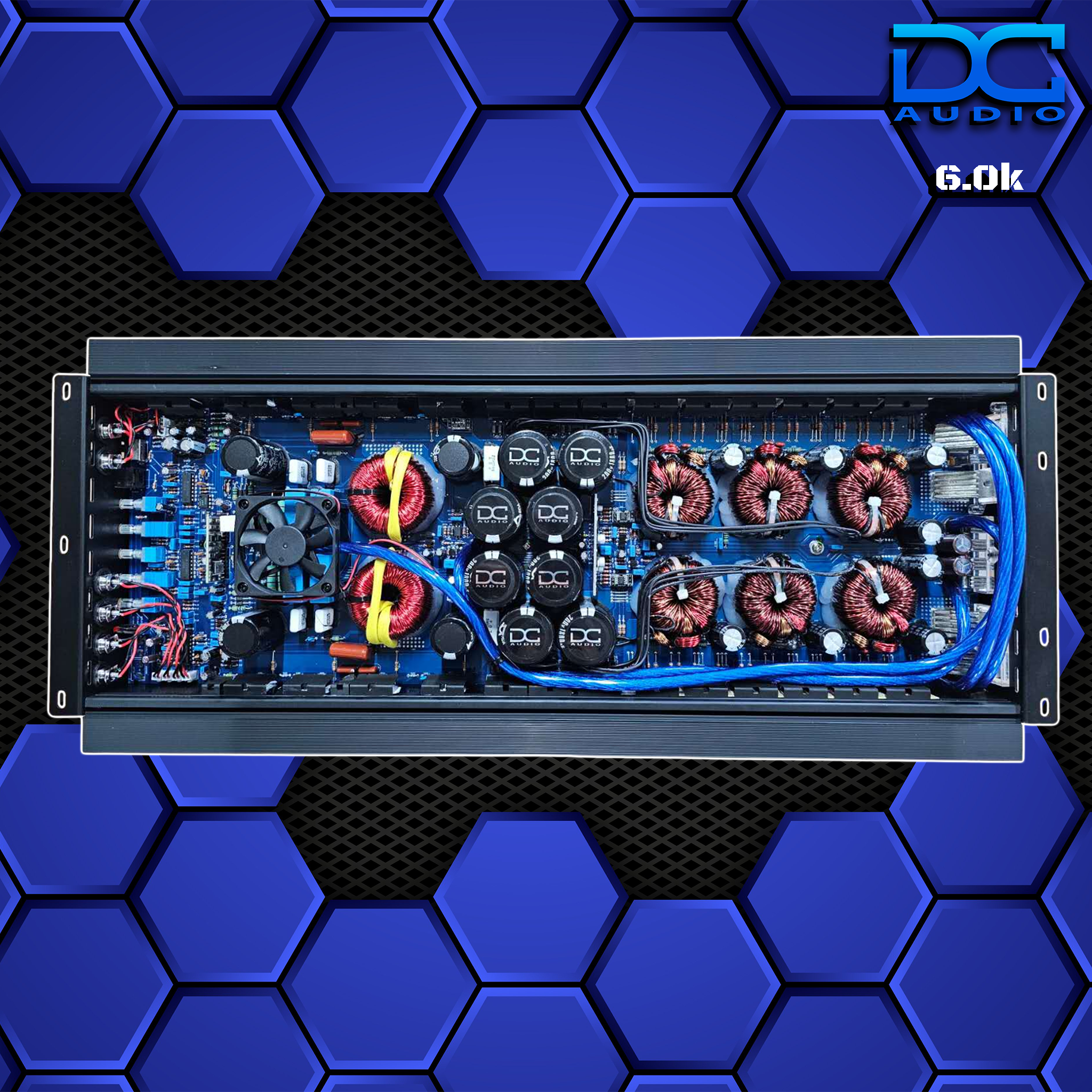DC Audio 6.0K Monoblock Amplifier 6000W RMS 1 Ohm