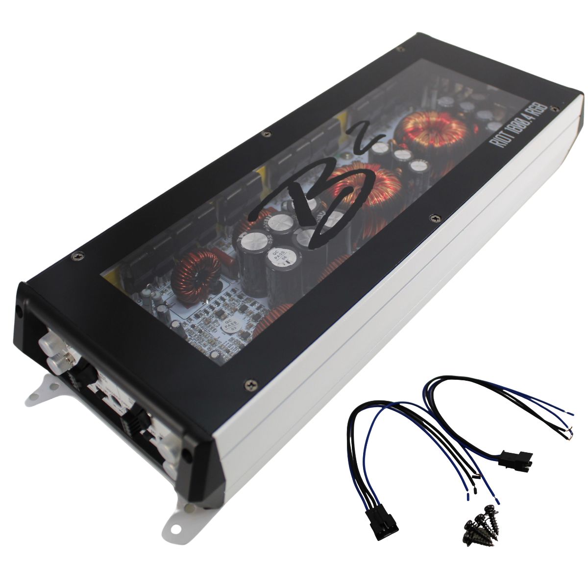 B2 Audio RIOT 1800.4 RGB Class D 4-Channel Amplifier 1800W RMS