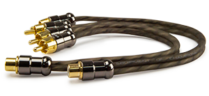 Pride Audio Y-5000 RCA Splitter 1M-2F (2-Pack)
