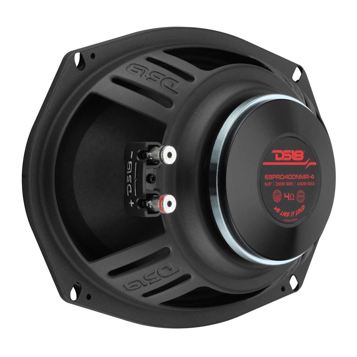 DS18 69PRO400NMR-4 6x9” High-Sensitivity Professional Midrange Loudspeaker with Neodymium Magnet 200W RMS 4-Oh — view 4 of 5