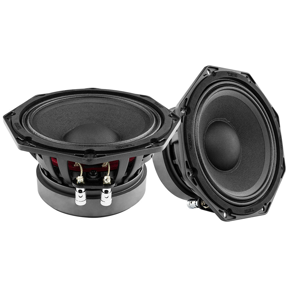 DS18 Octagonal 6.5" Mid-Range Loudspeaker 300 Watts Rms 8-Ohm