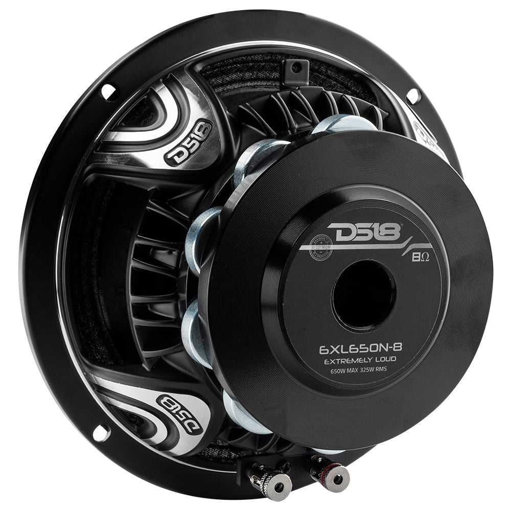 DS18 XL 6.5" Neodymium Rings Mid-Range Loudspeaker 325 Watts Rms 8-Ohm