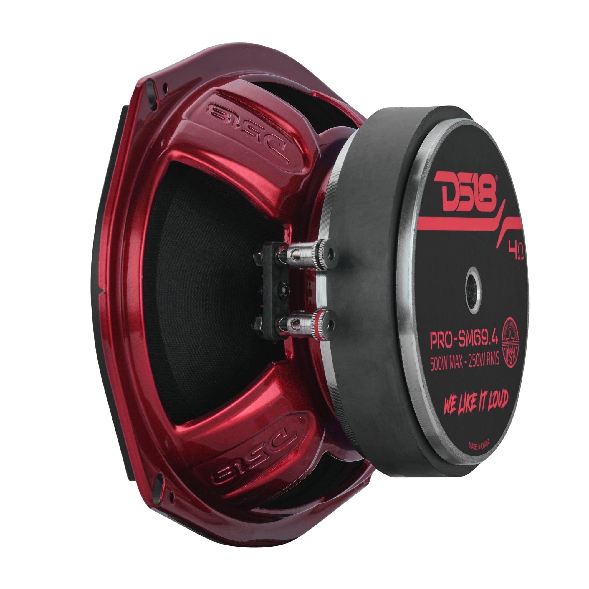 DS18 PRO-SM69.4 PRO 6x9" Slim Water-Resistant Mid-Range Loudspeaker 250W RMS 4-Ohm — view 5 of 5