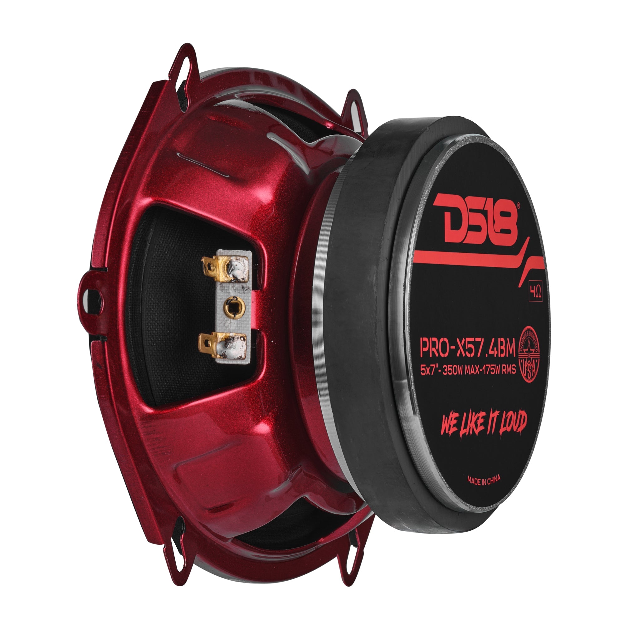 DS18 PRO-X 5x7” Mid-Range Loudspeaker with Bullet | 175W RMS 4-Ohm
