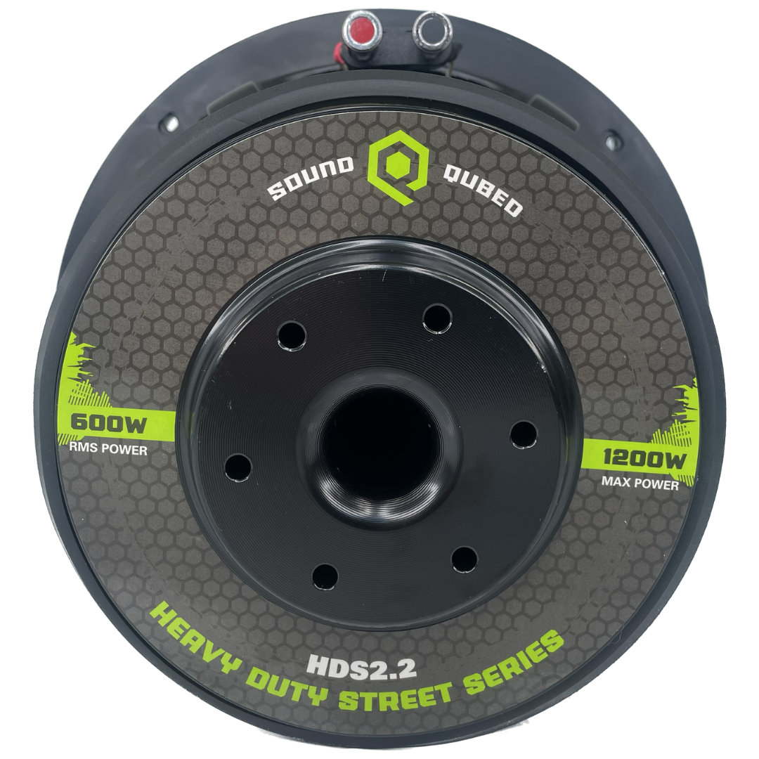 SoundQubed HDS2.2 10" Subwoofer Dual 2/4 Ohm 600W RMS Car Audio