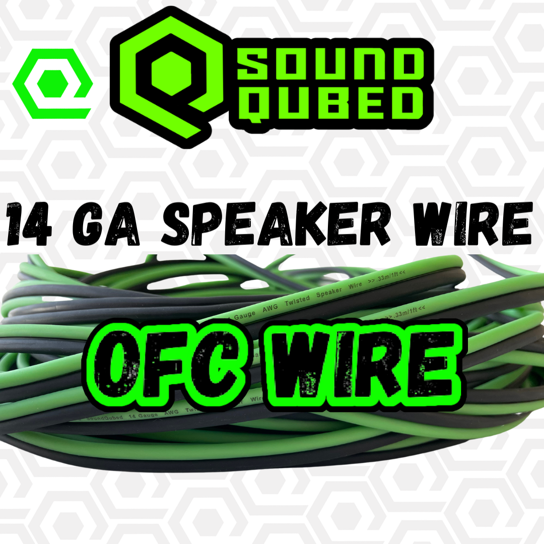 SoundQubed 14 Gauge OFC Speaker Wire 400 Ft. GRN